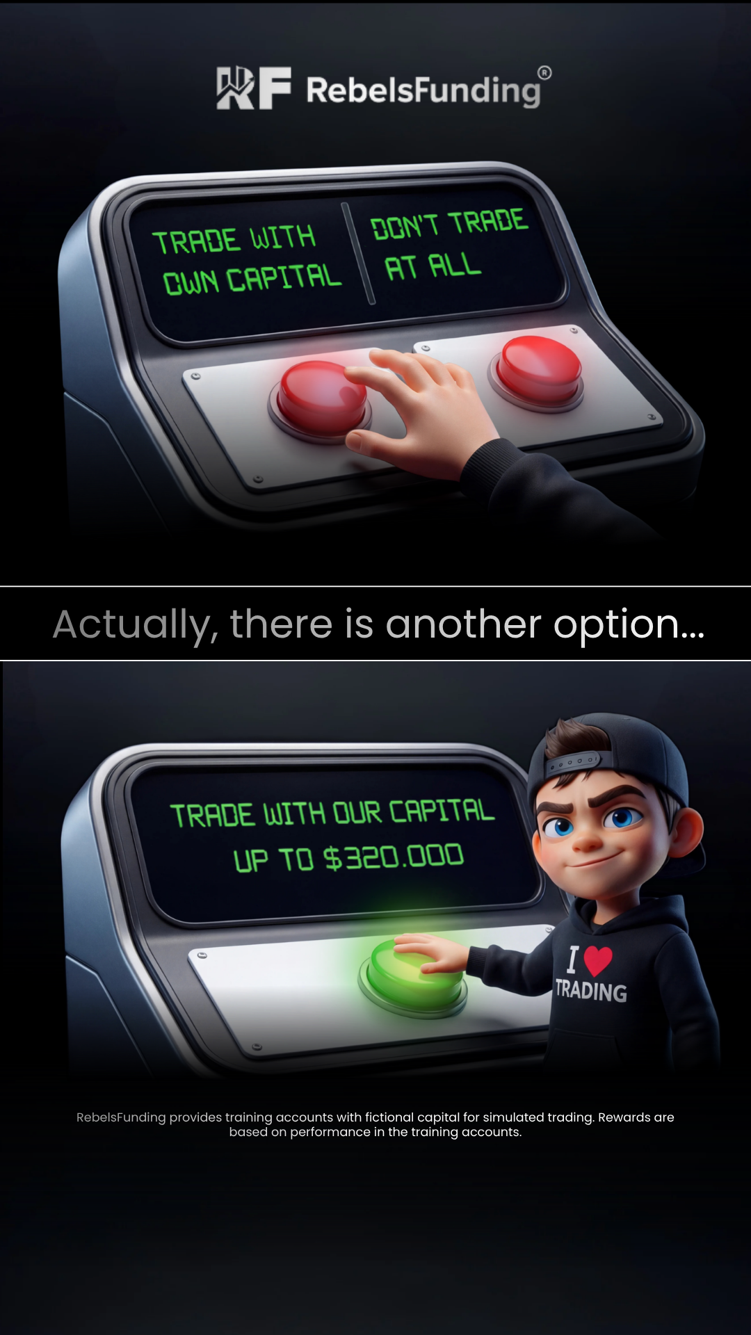 RebelsFunding Facebook ad