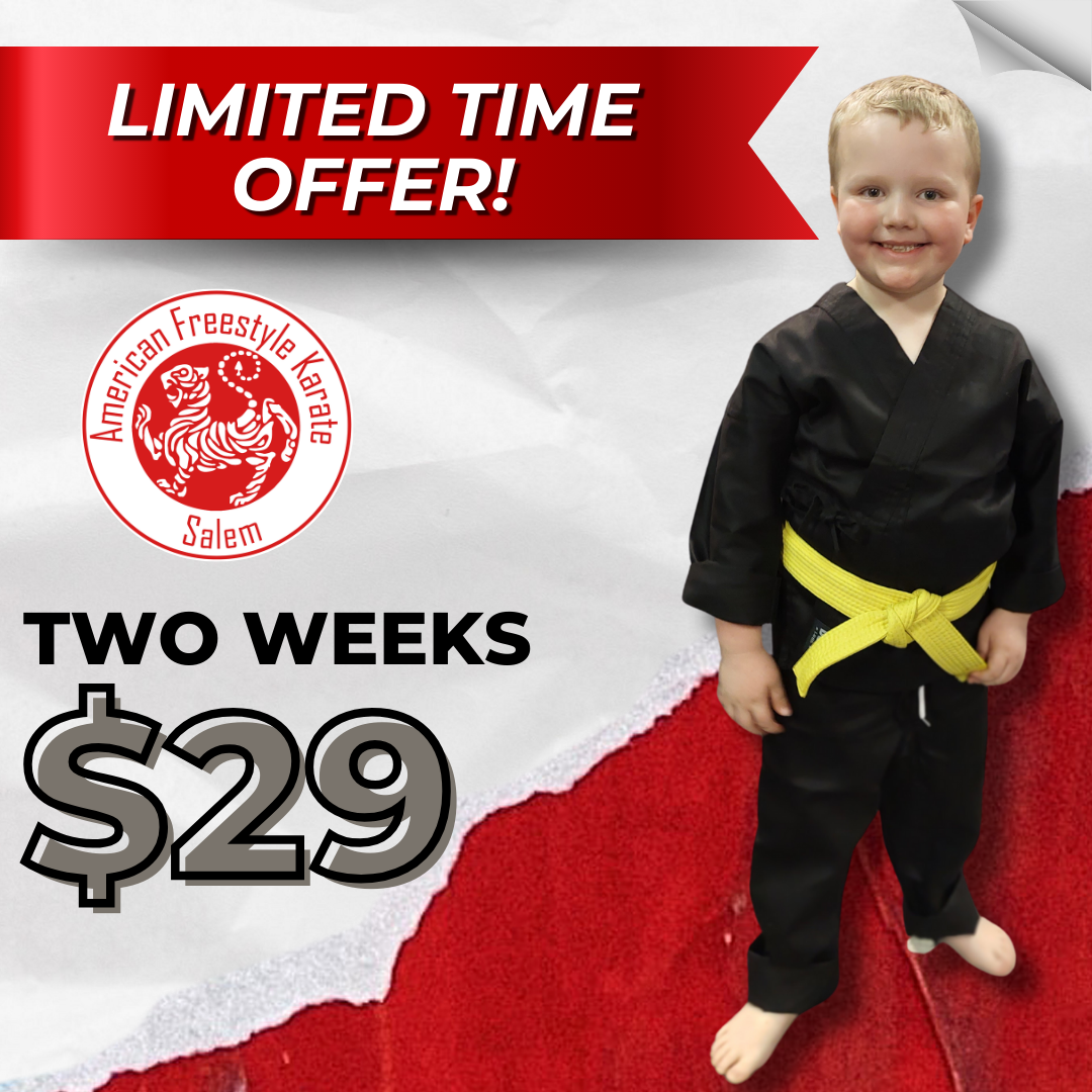 American Freestyle Karate - Salem Facebook ad from Jan 29, 2026