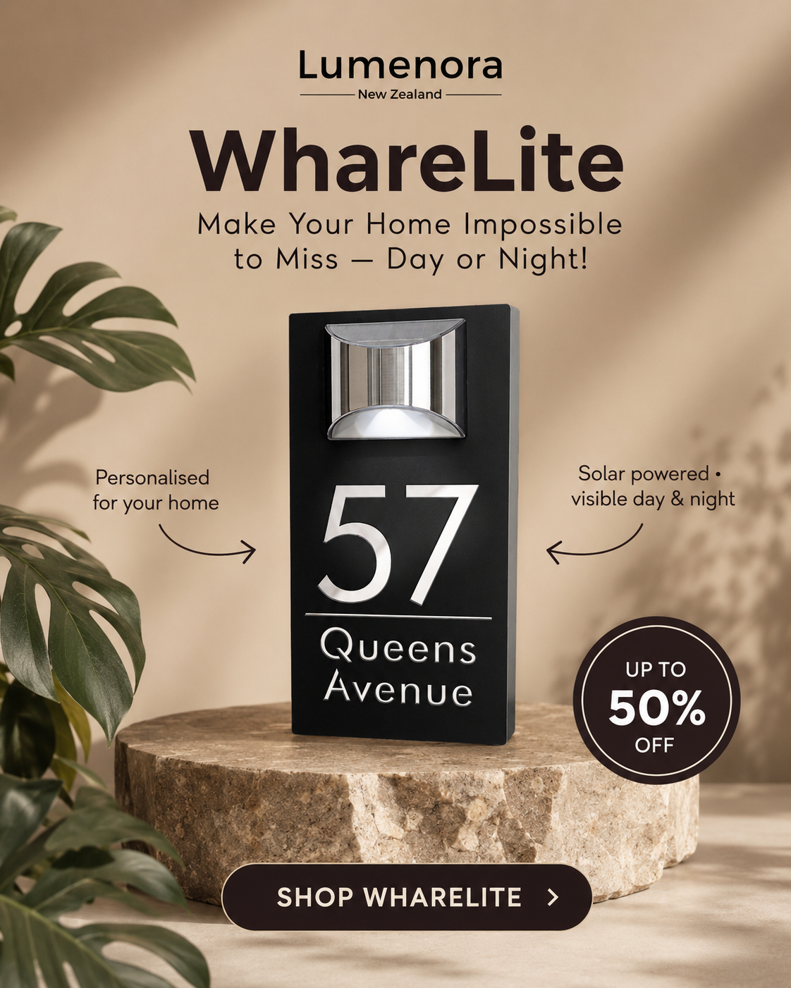 Lumenora.co.nz Facebook ad