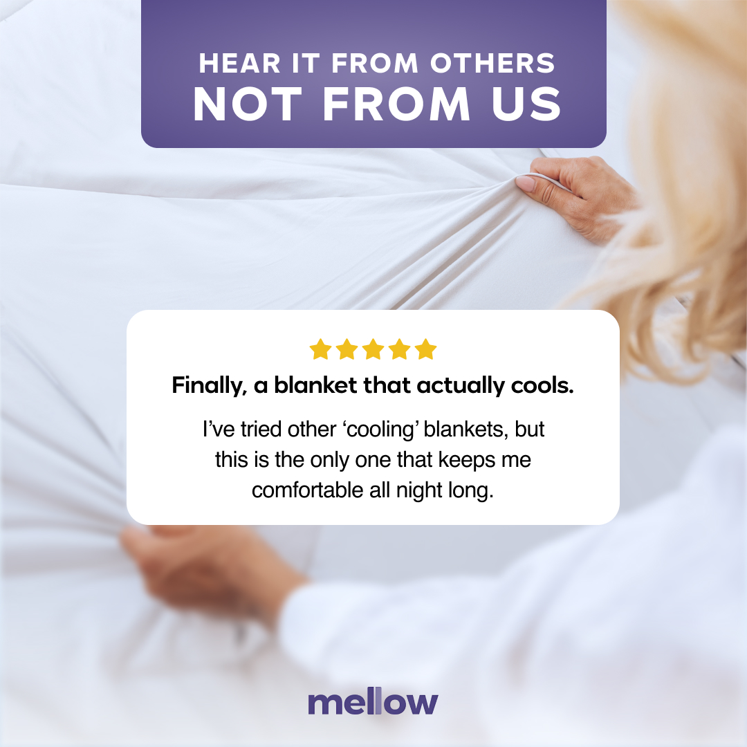 Mellow Comforters Facebook ad