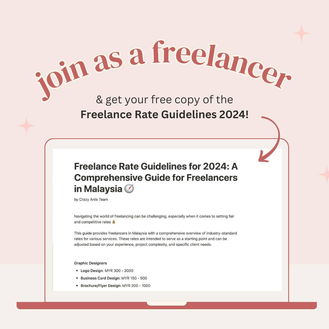 Crazy Ants Facebook ad: New to freelancing?