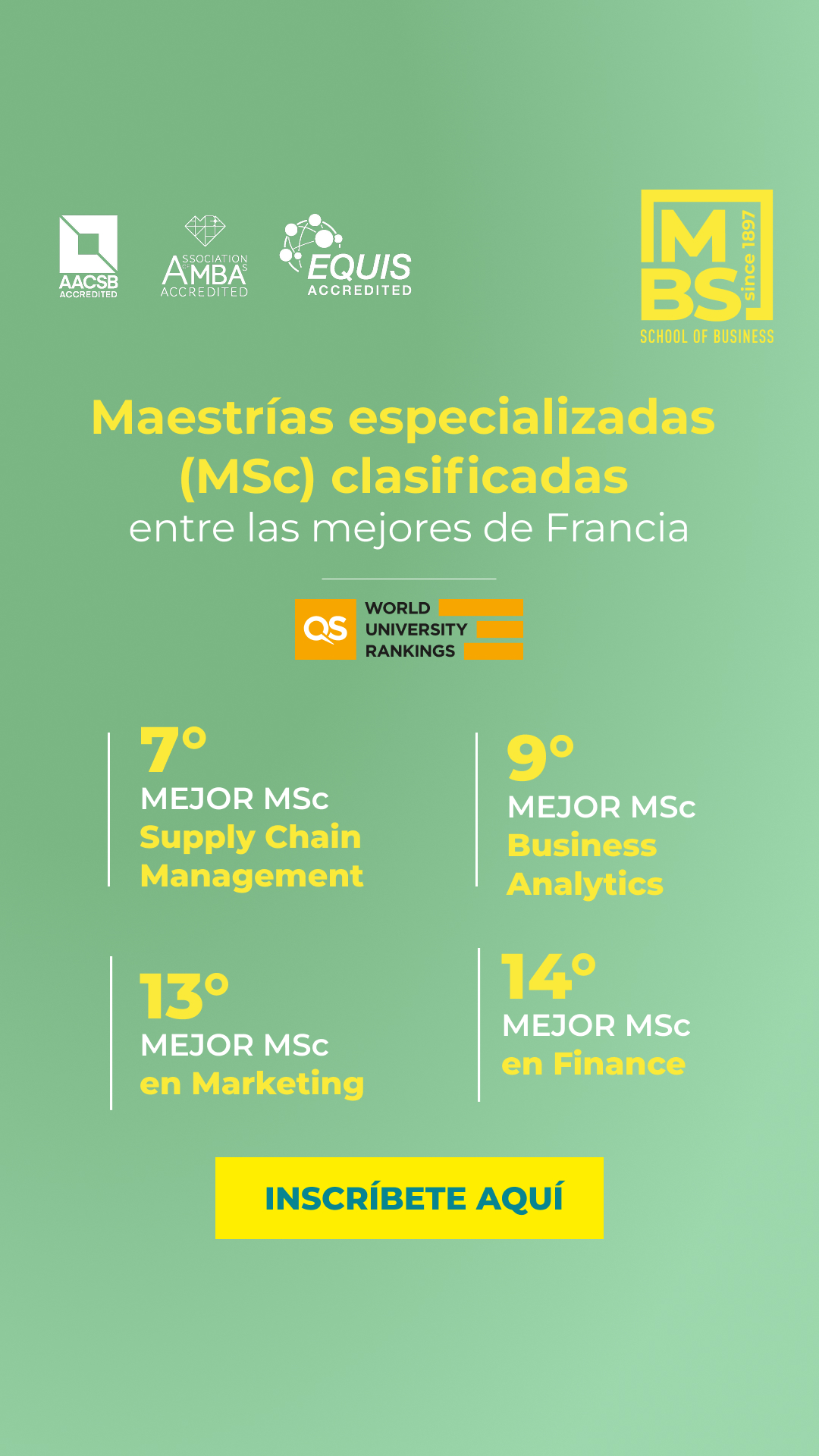 MBS School of Business Facebook ad