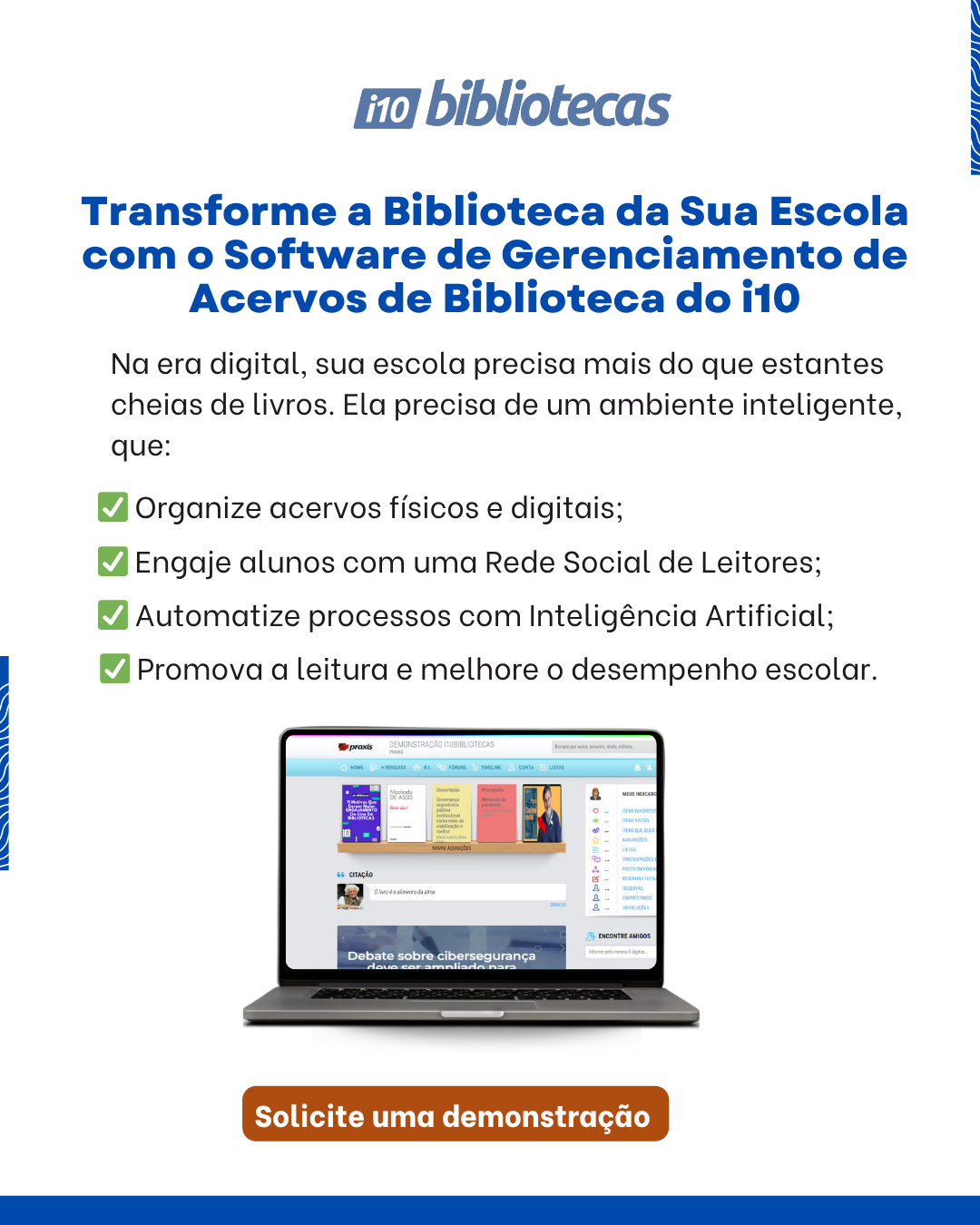 i10 Bibliotecas Facebook ad: Um sistema de gestão desatualizado pode estar travando o…