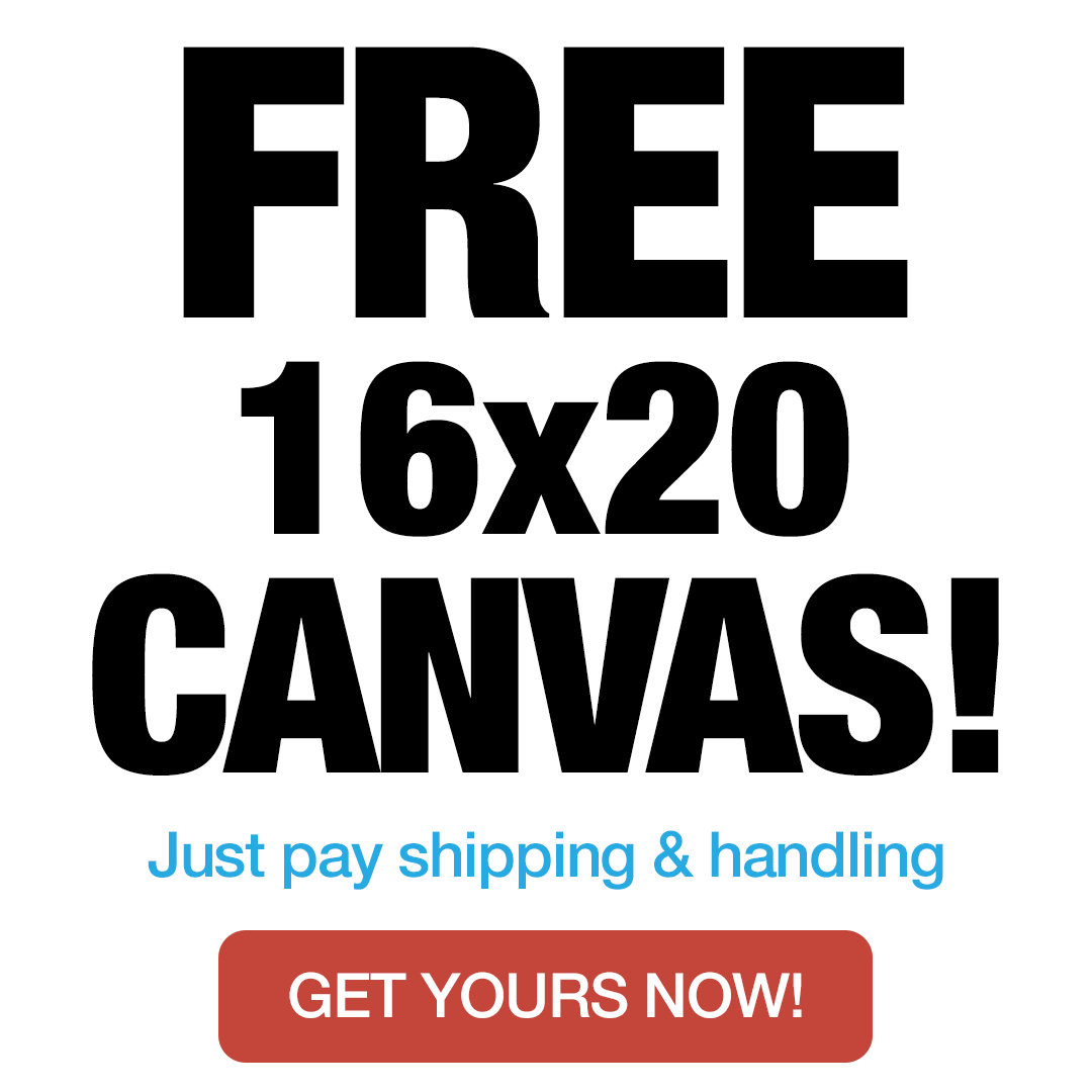 Simple Canvas Prints Facebook ad
