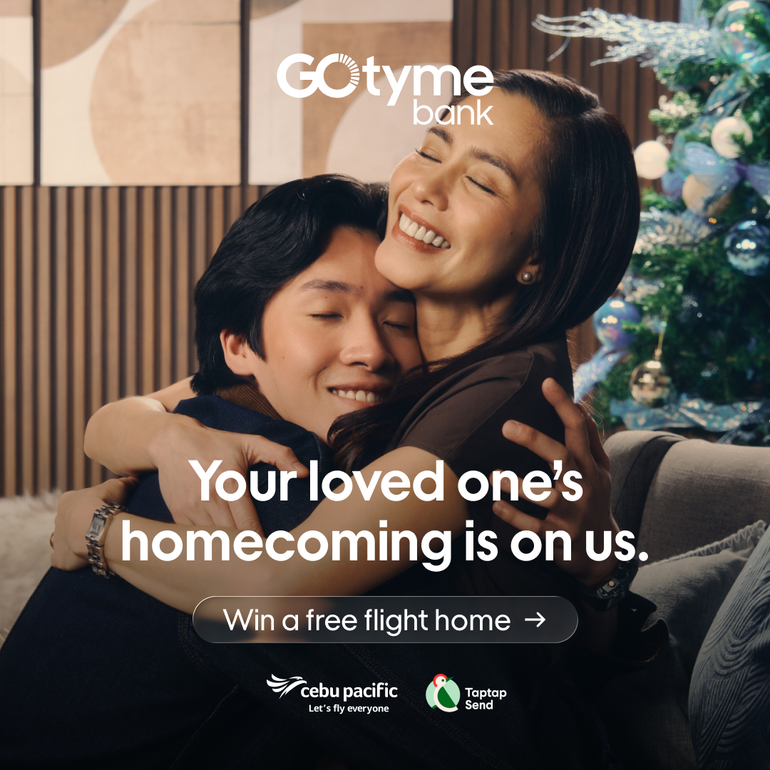 GoTyme Bank Facebook ad: A Christmas homecoming for ₱5,000.