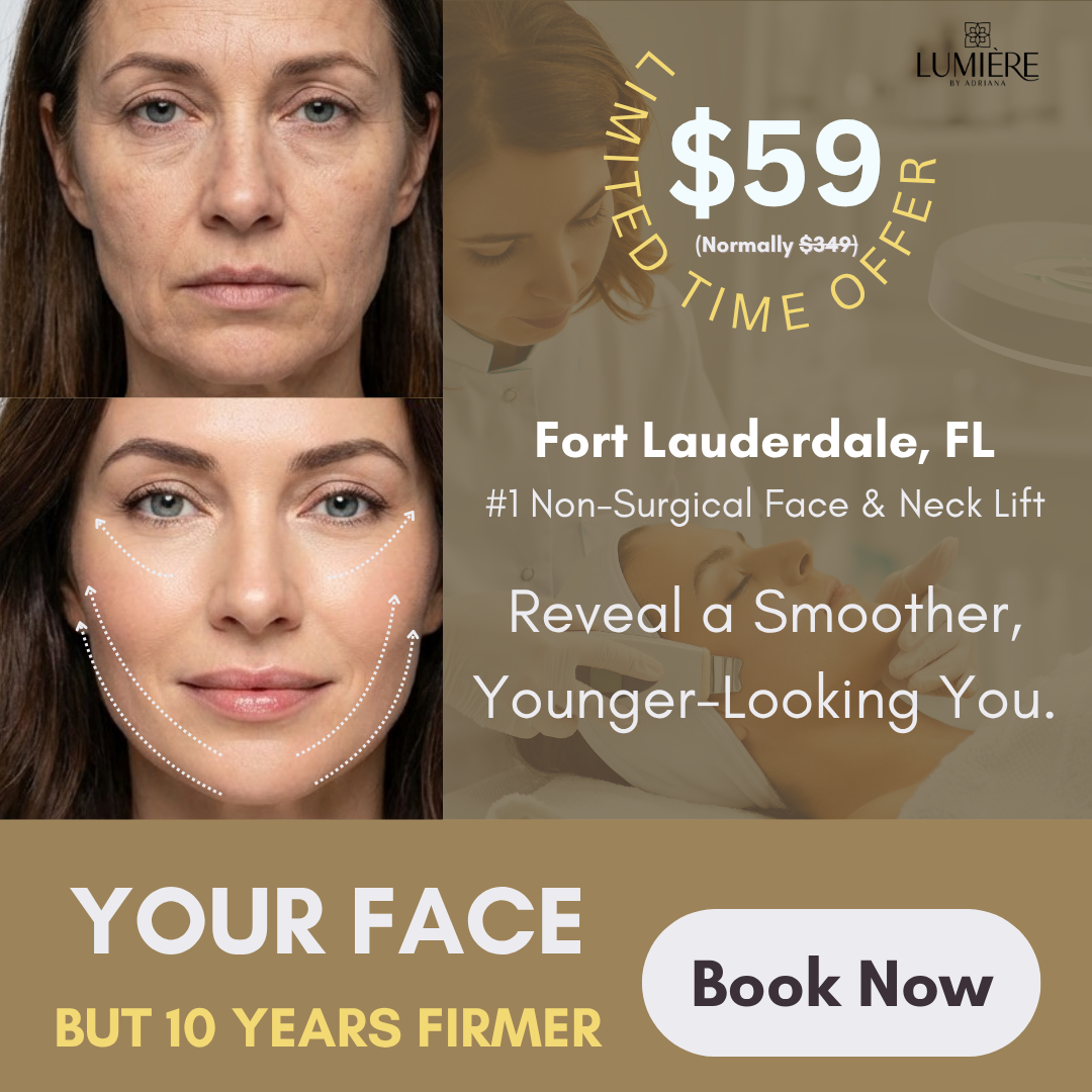 Forever Young Facebook ad: Fort Lauderdale’s $59 Face & Neck Lift