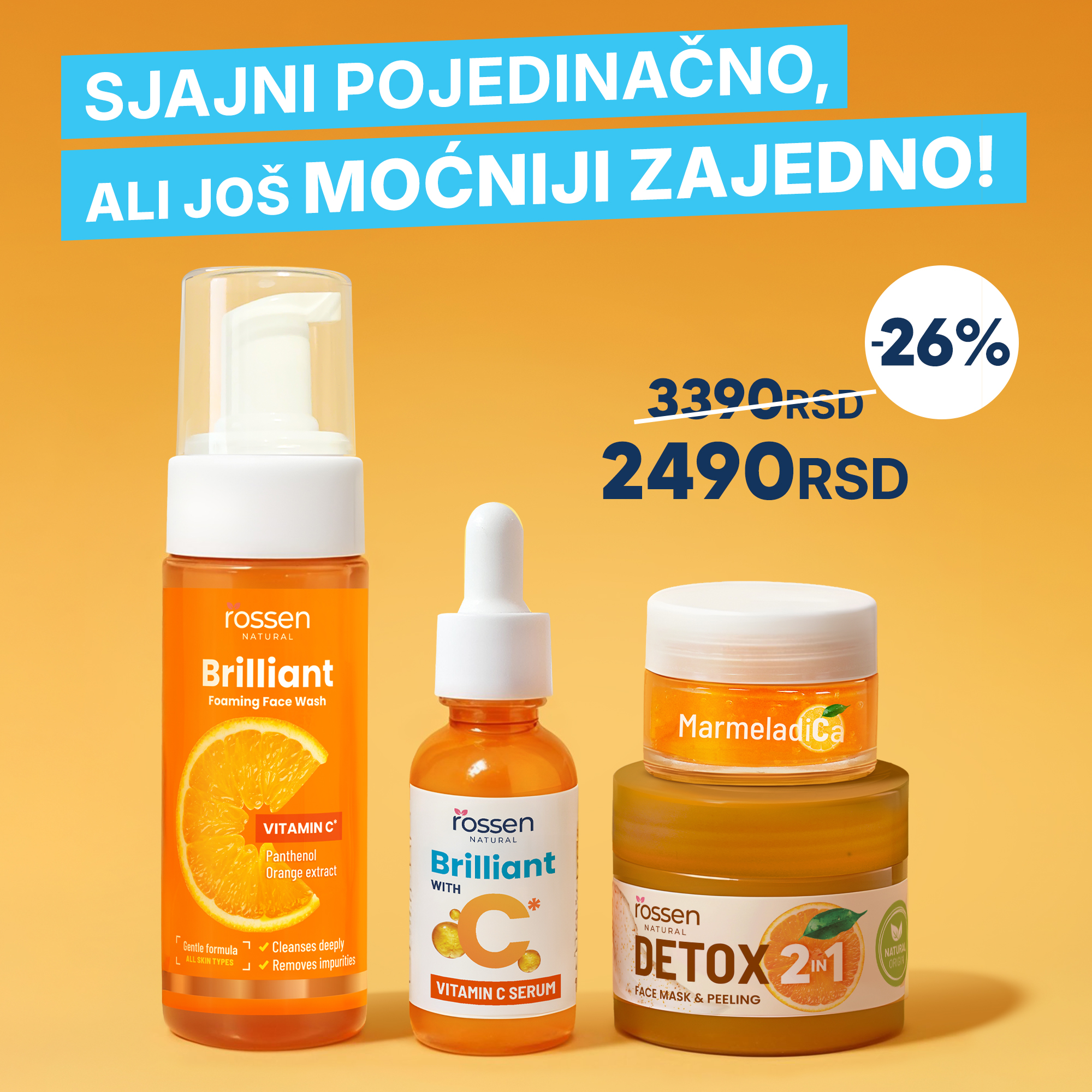 Rossen kozmetika Srbija Facebook ad