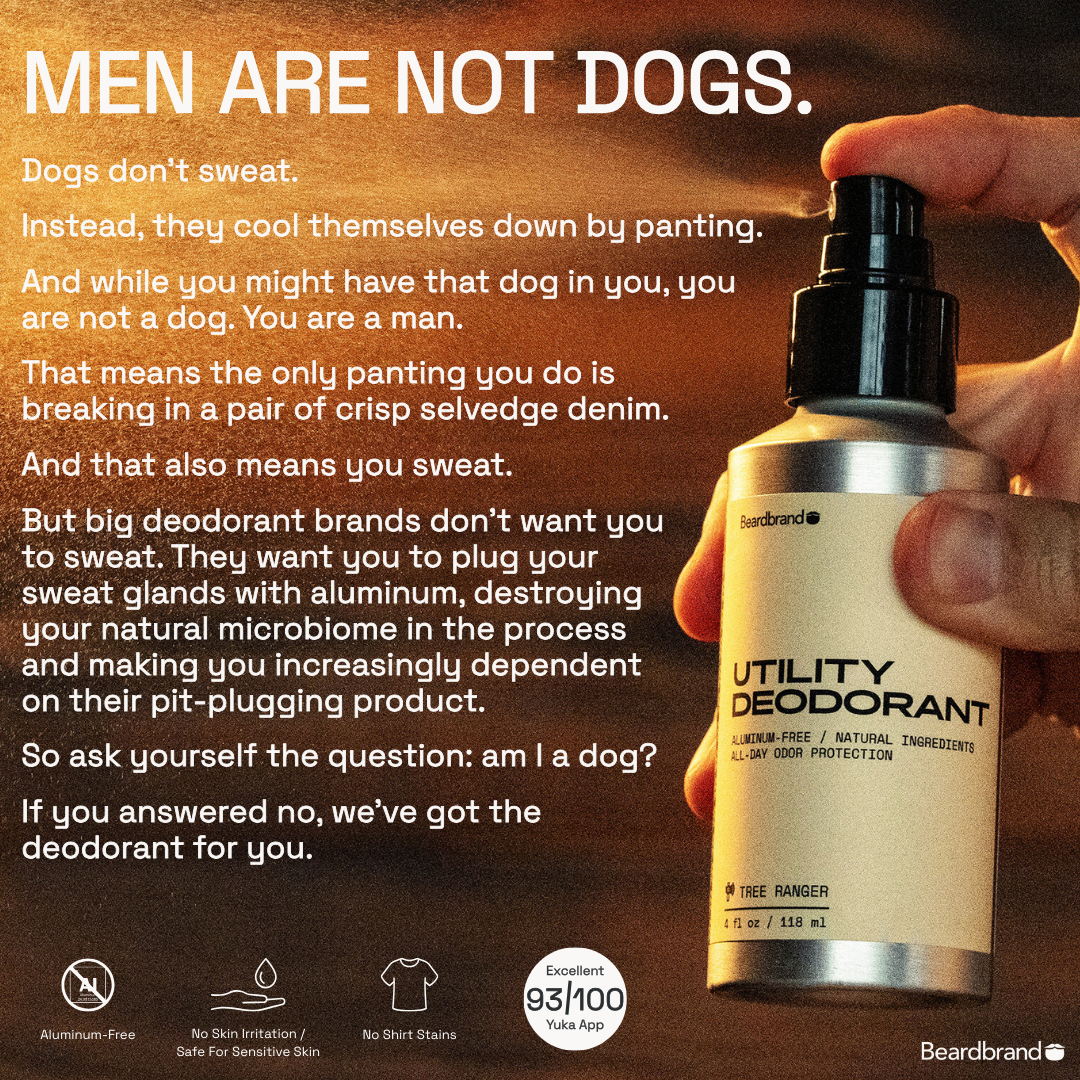Beardbrand Facebook ad