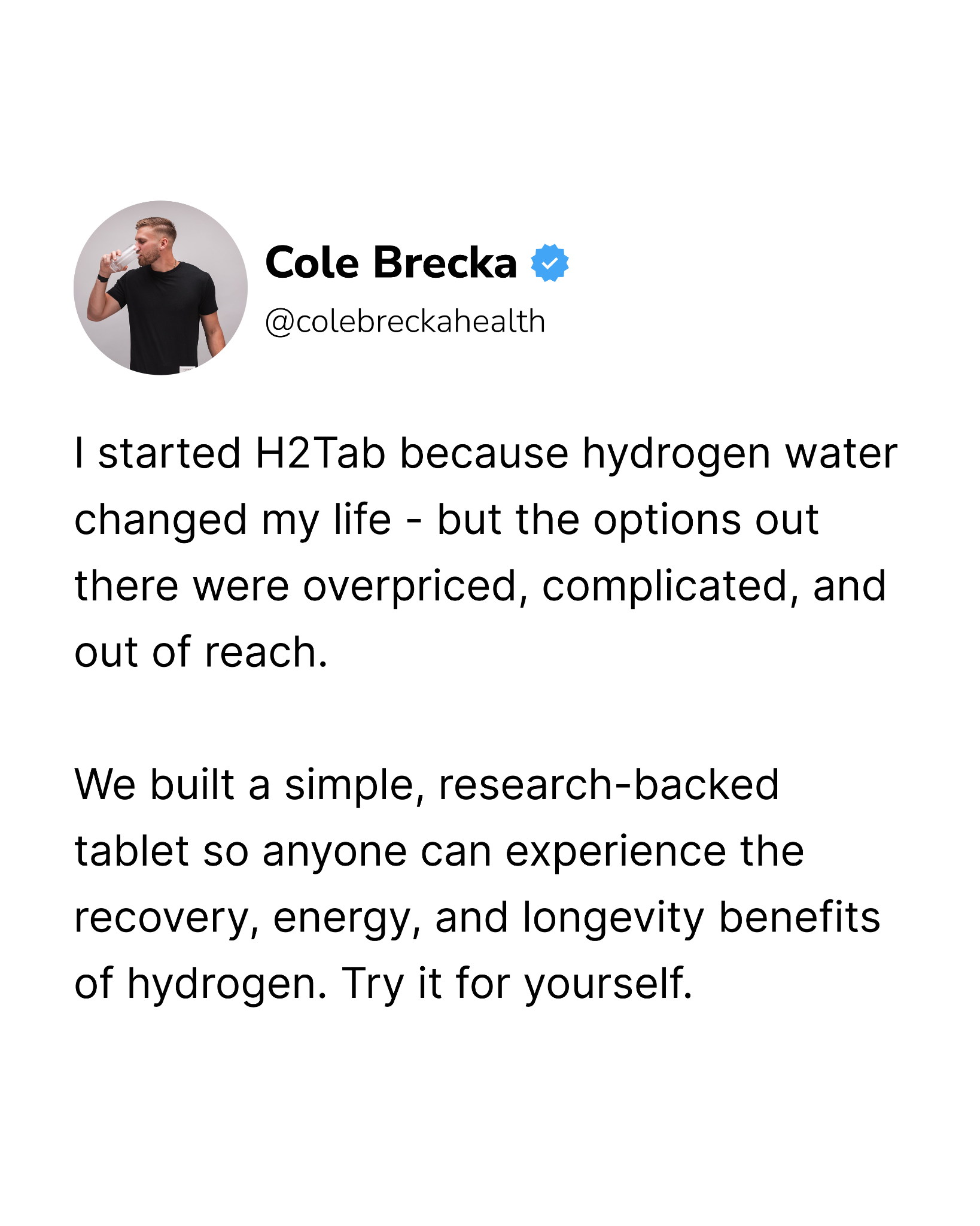 Cole Brecka Facebook ad from Sep 27, 2025