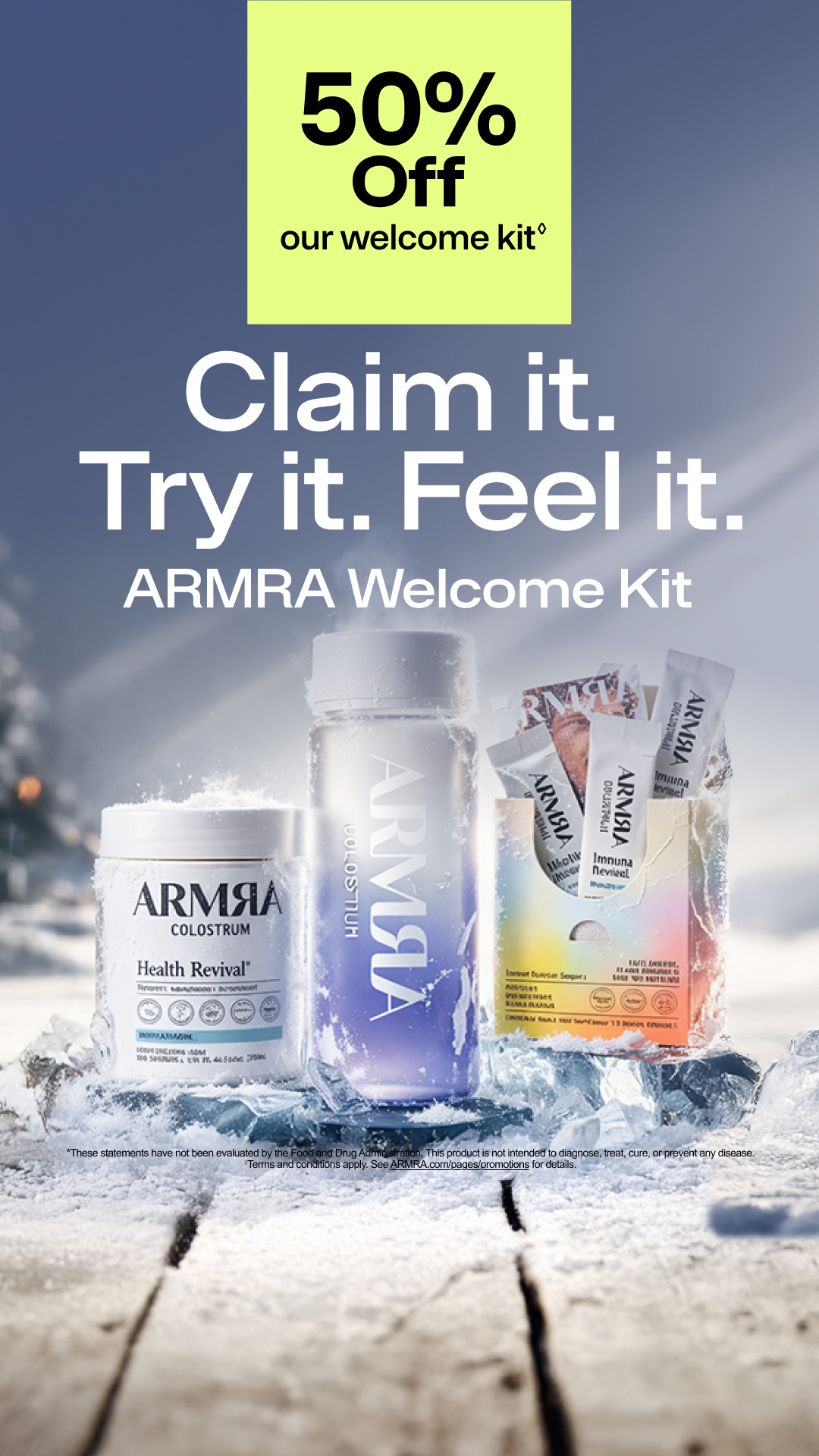 ARMRA Facebook ad