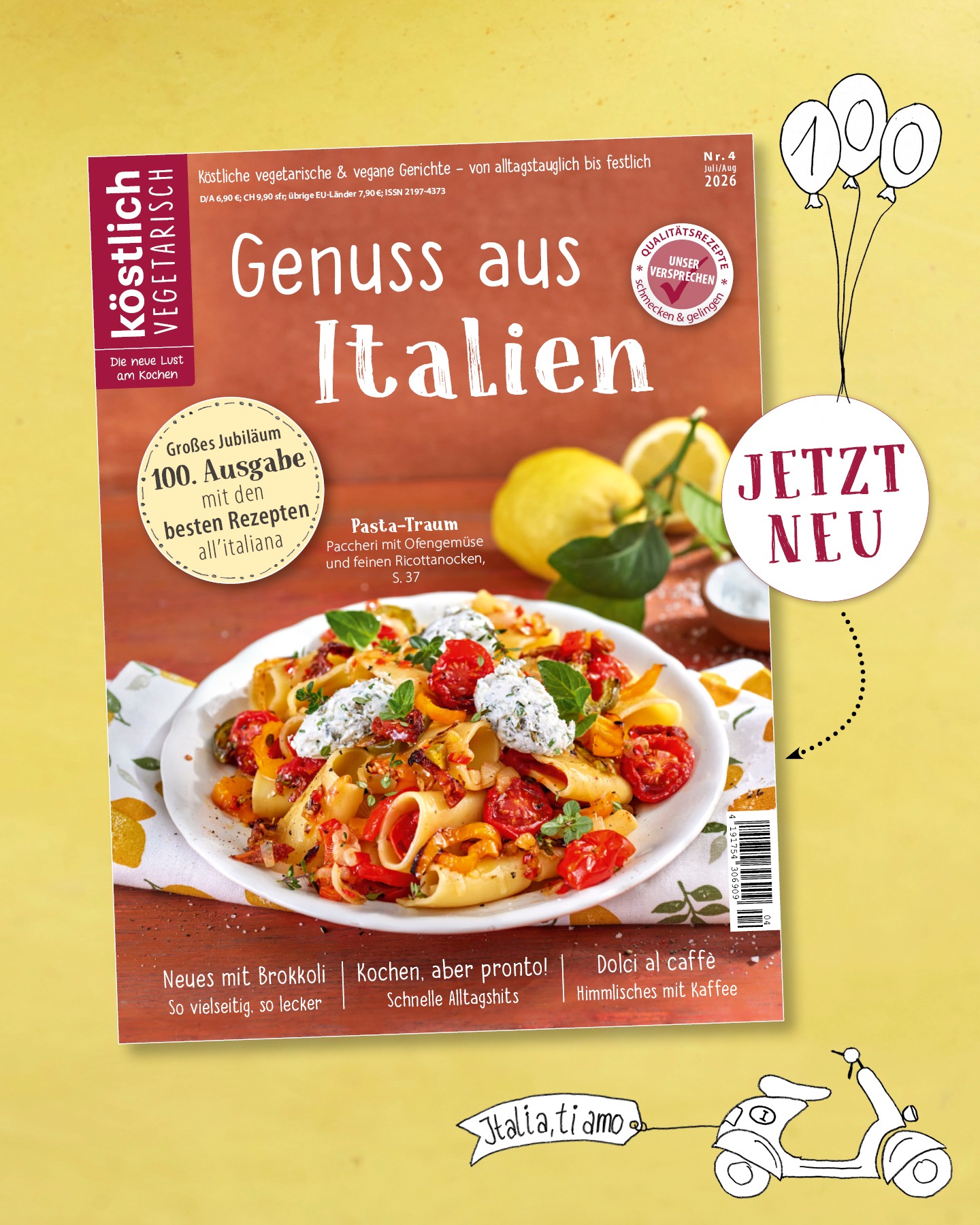 Magazin "köstlich vegetarisch" Facebook ad