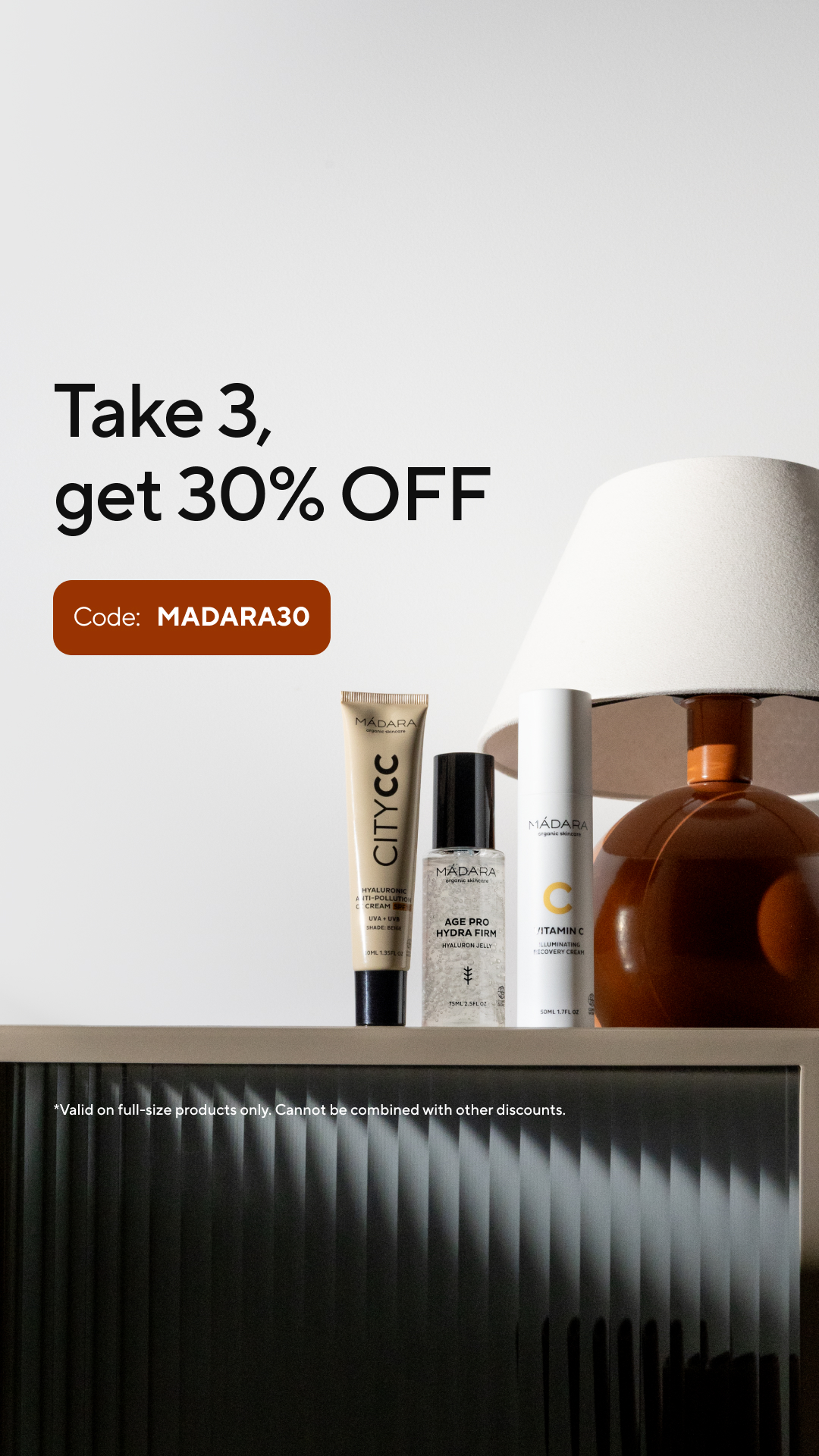 Mádara Organic Skincare Facebook ad