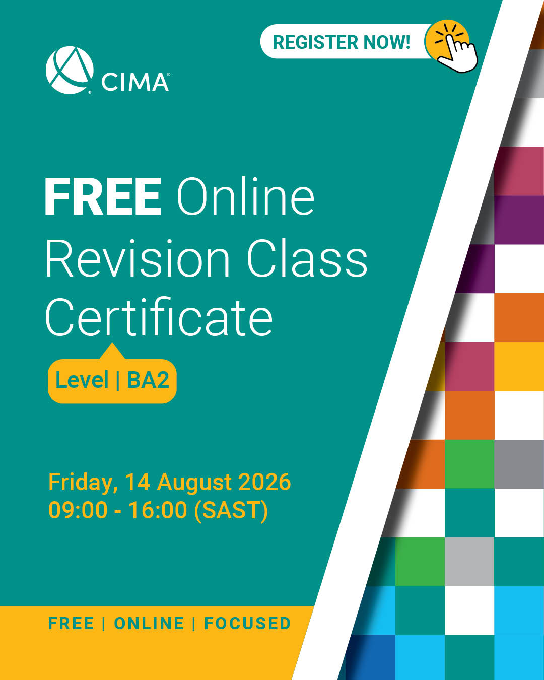 CIMA Africa Facebook ad: FREE Online BA2 Revision Class
