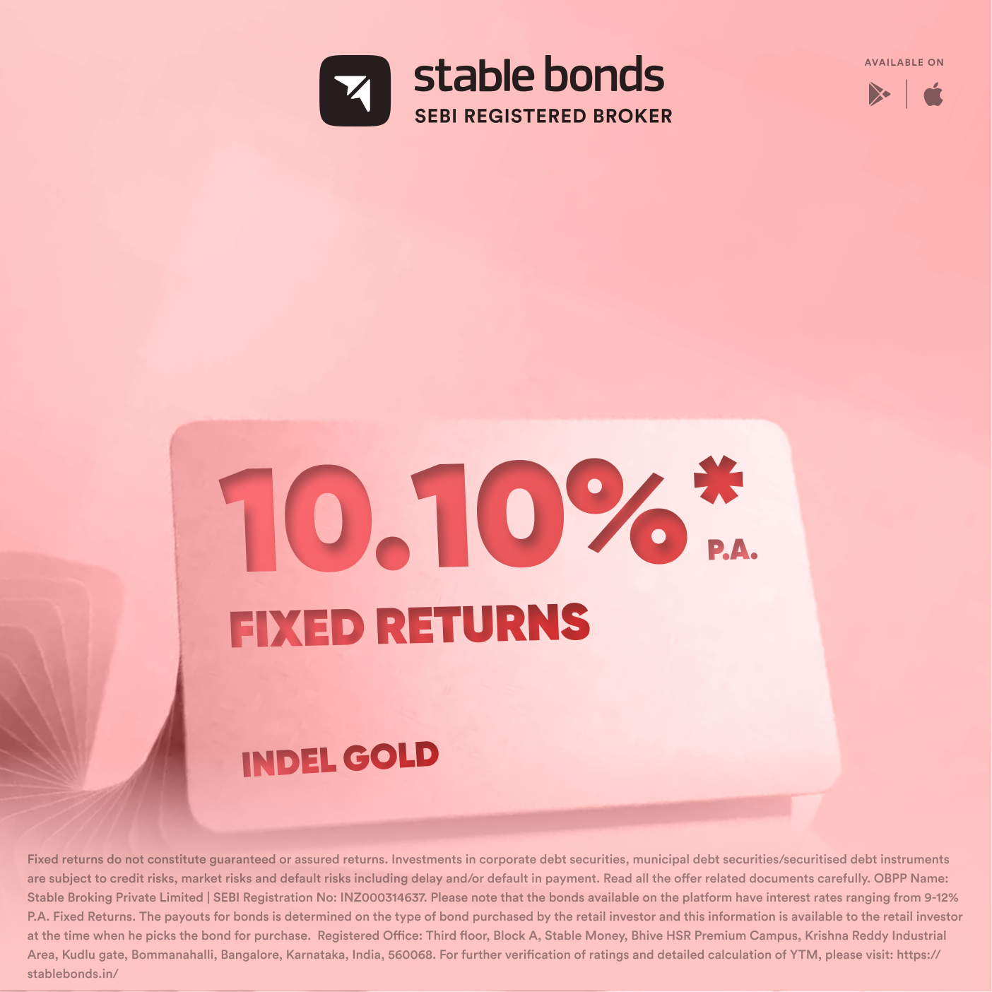 Stable Money India Facebook ad