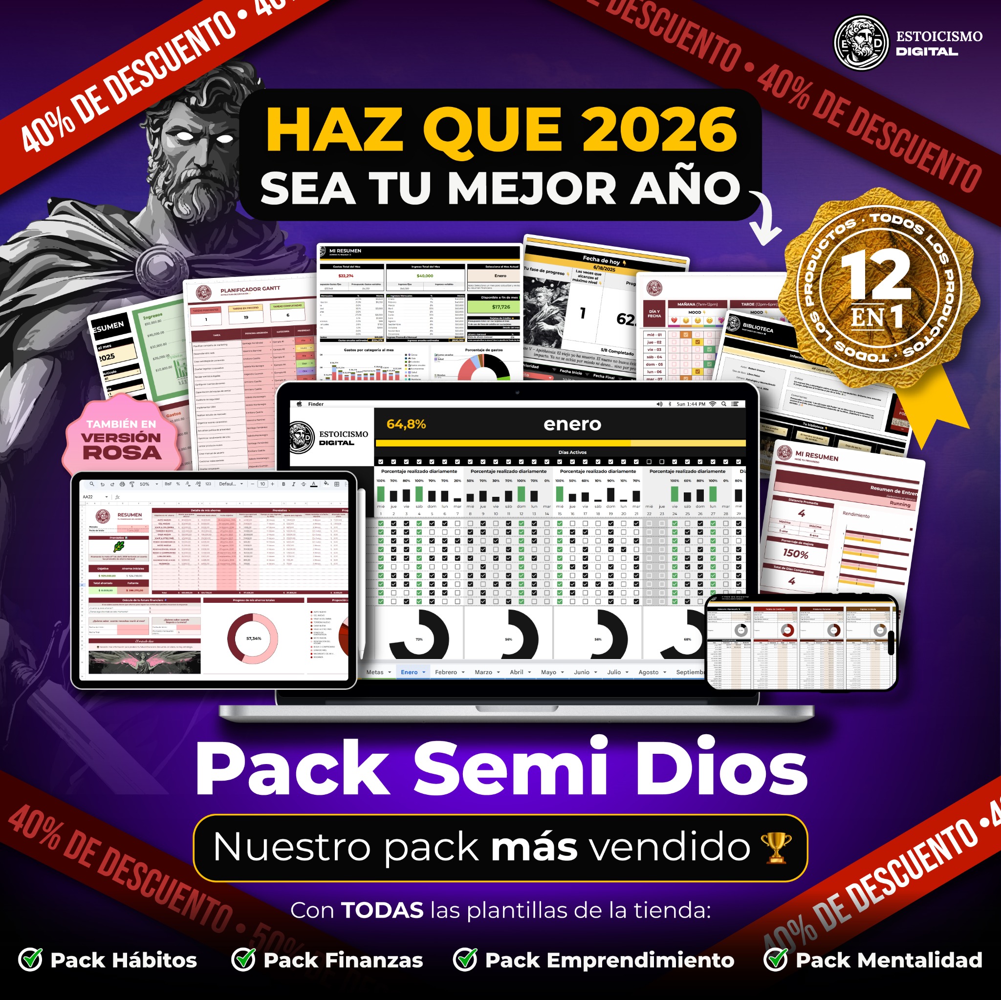 Estoicismo Digital Facebook ad