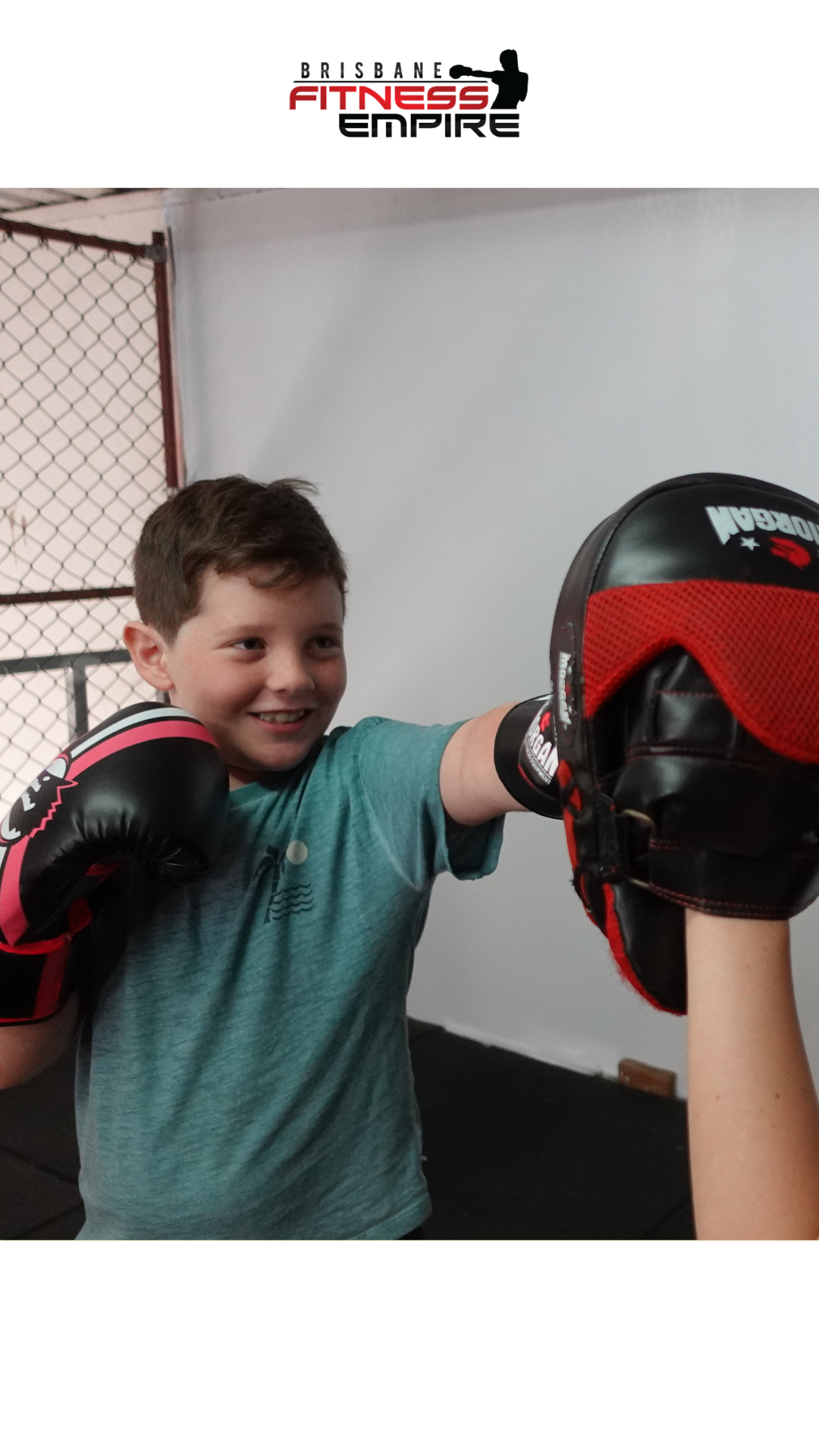 Brisbane Fitness Empire Facebook ad: Free Kids Martial Arts Class!