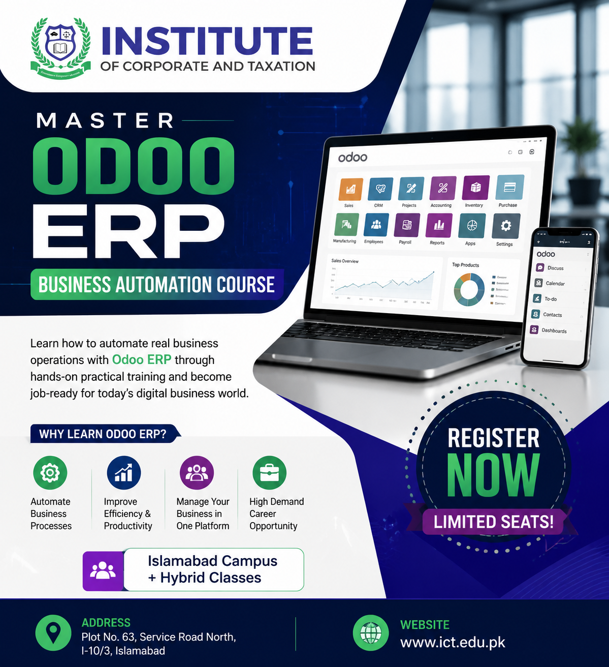 Institute of Corporate and Taxation of Pakistan Facebook ad