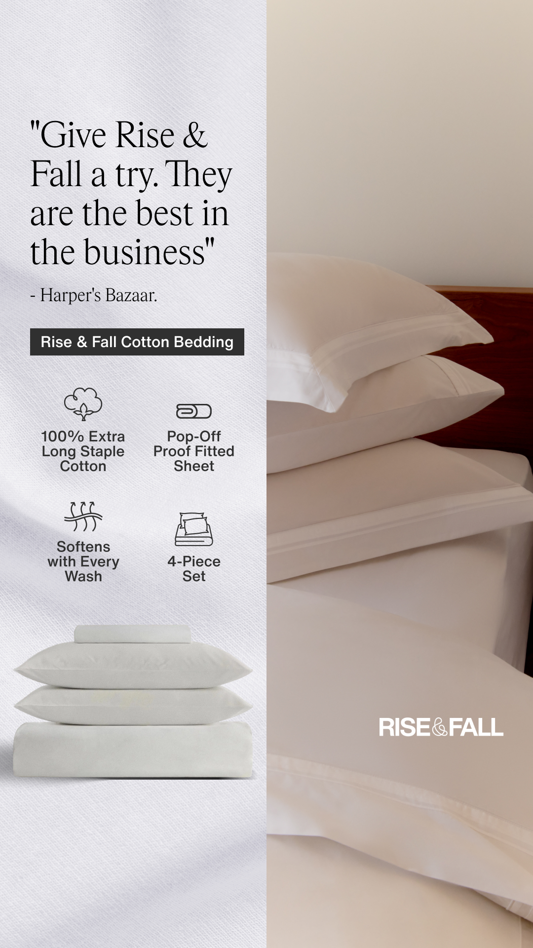 Rise & Fall Facebook ad