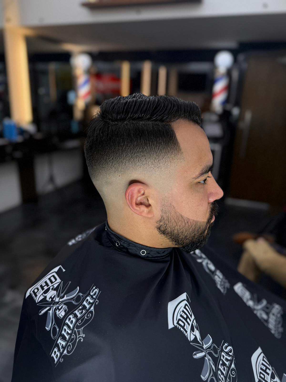 PHD Barbers NYC Facebook ad: Look Your Best, Feel Your Best