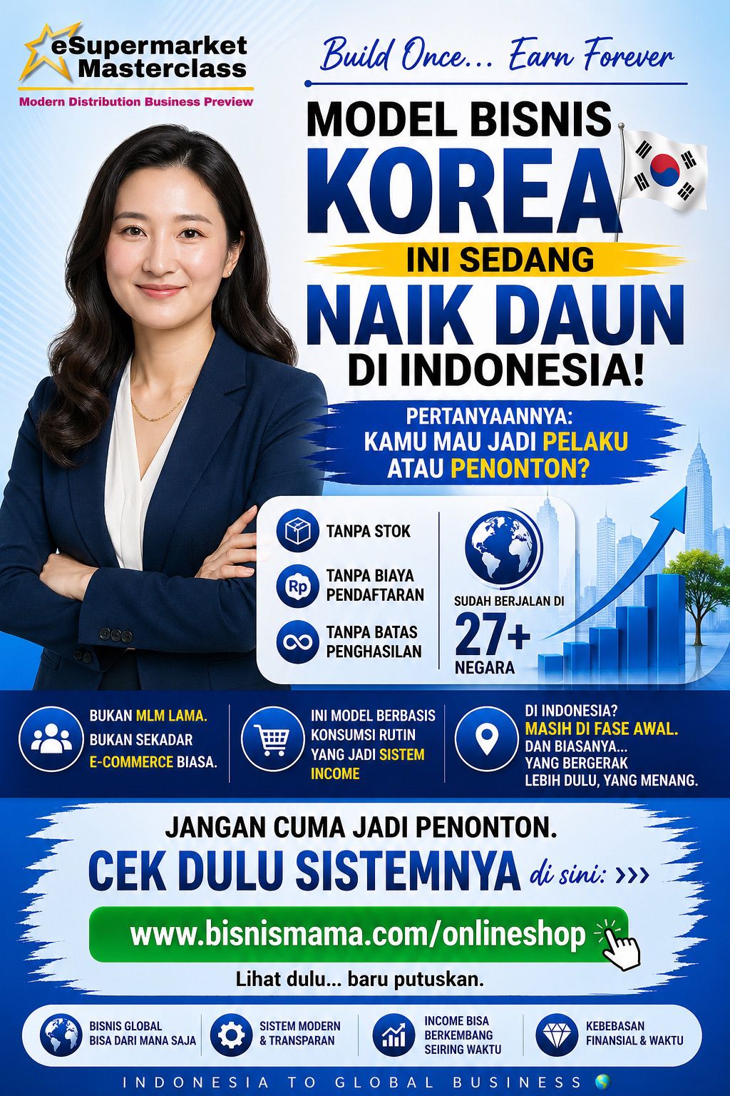 Davina Wiradijaya Facebook ad: Model Bisnis Korea yang Lagi Dilirik