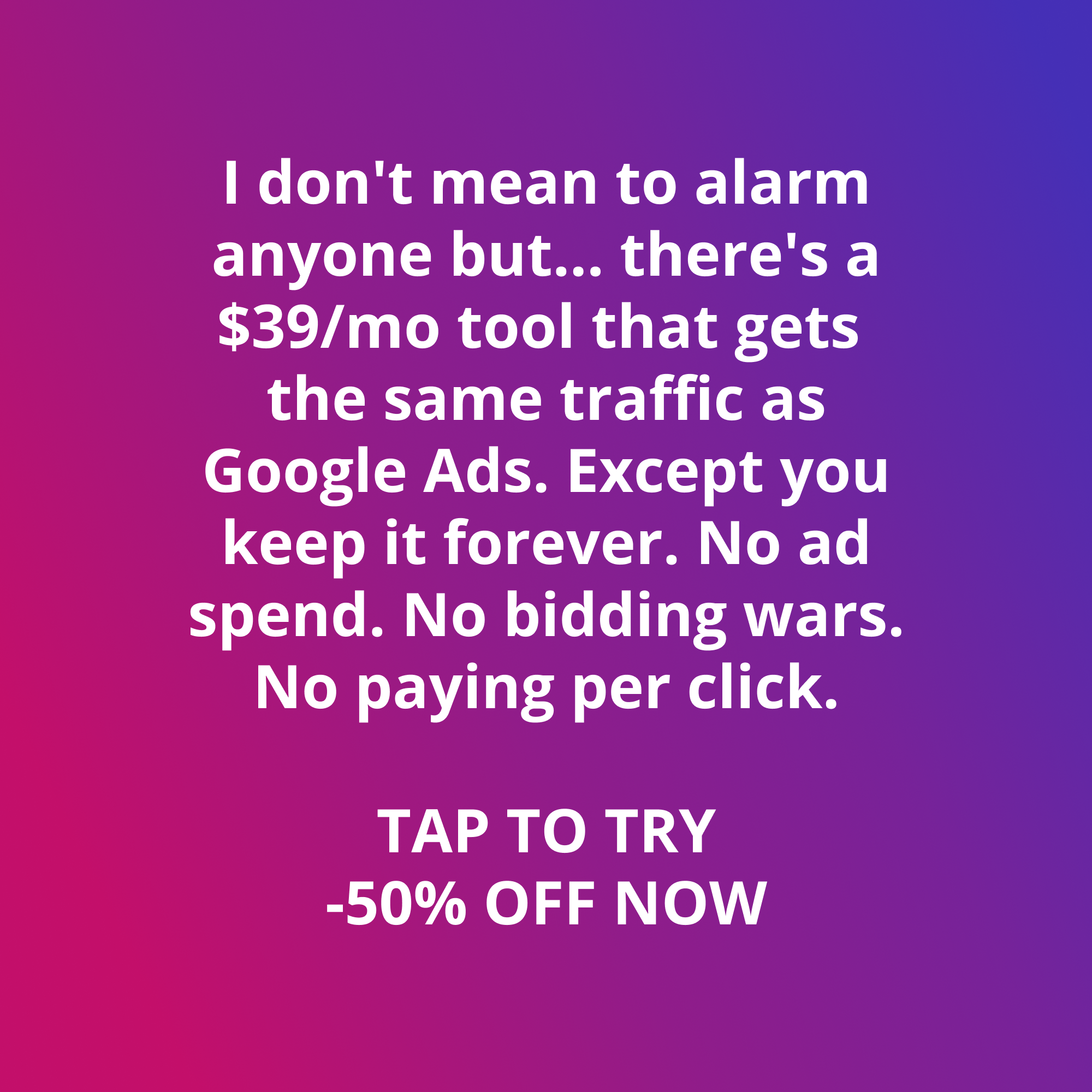 Soro SEO Facebook ad