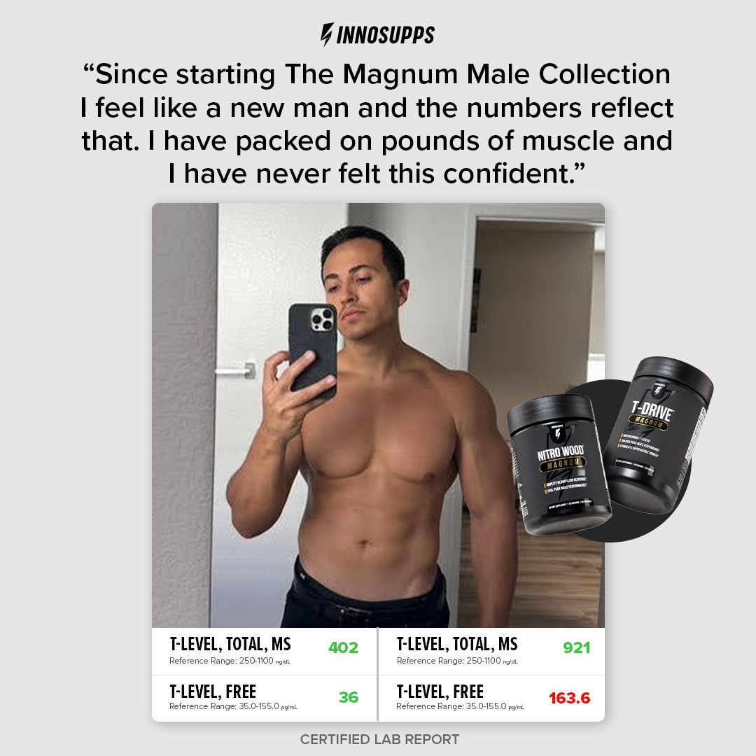 T-Drive Testosterone Booster Facebook ad