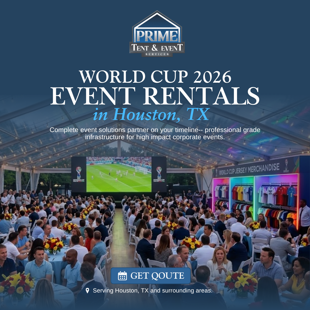 Prime Tent & Event Services Facebook ad: Trusted Tent Rentals for Any Event