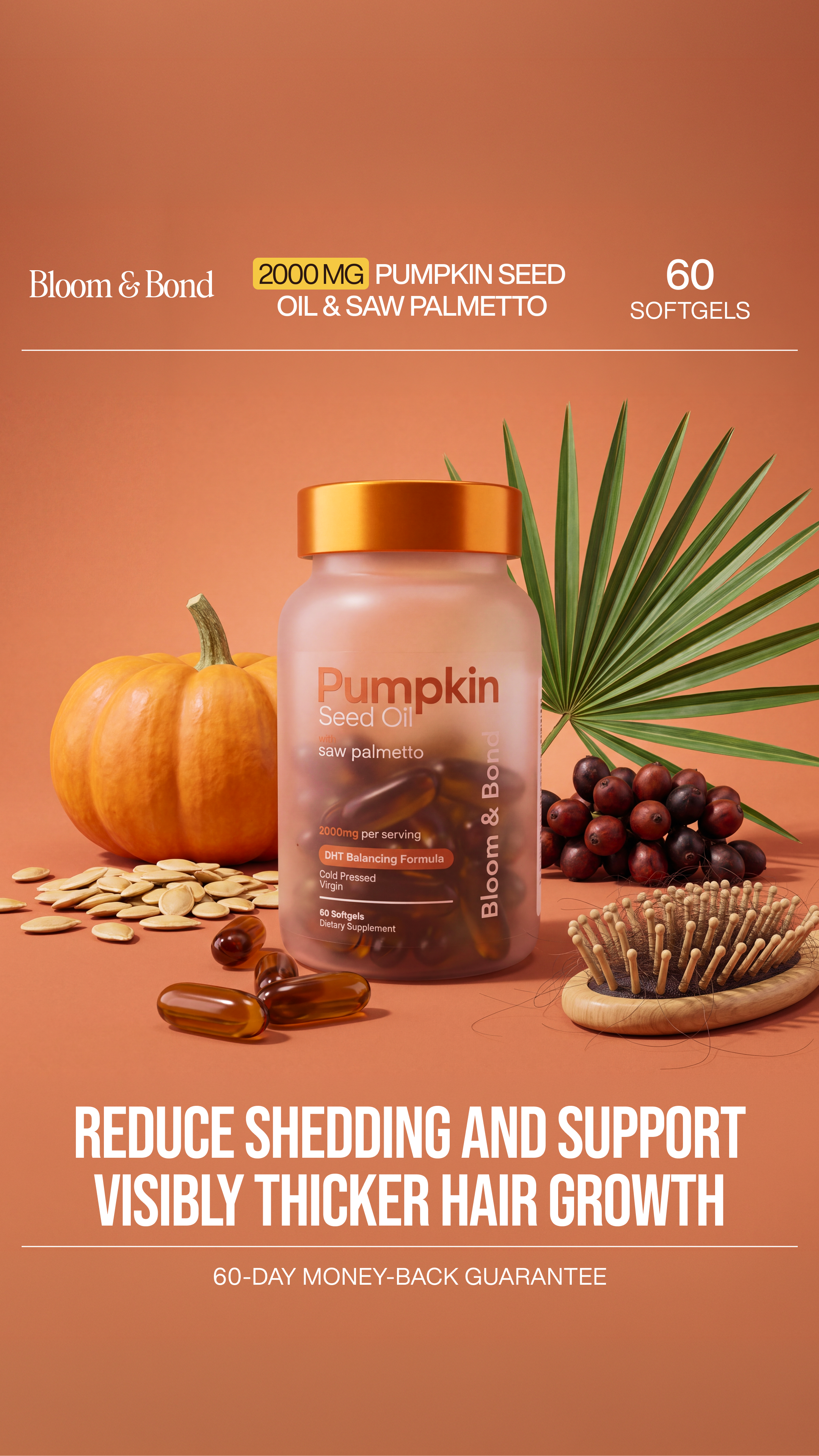 Bloom & Bond Facebook ad: Target Hair Loss