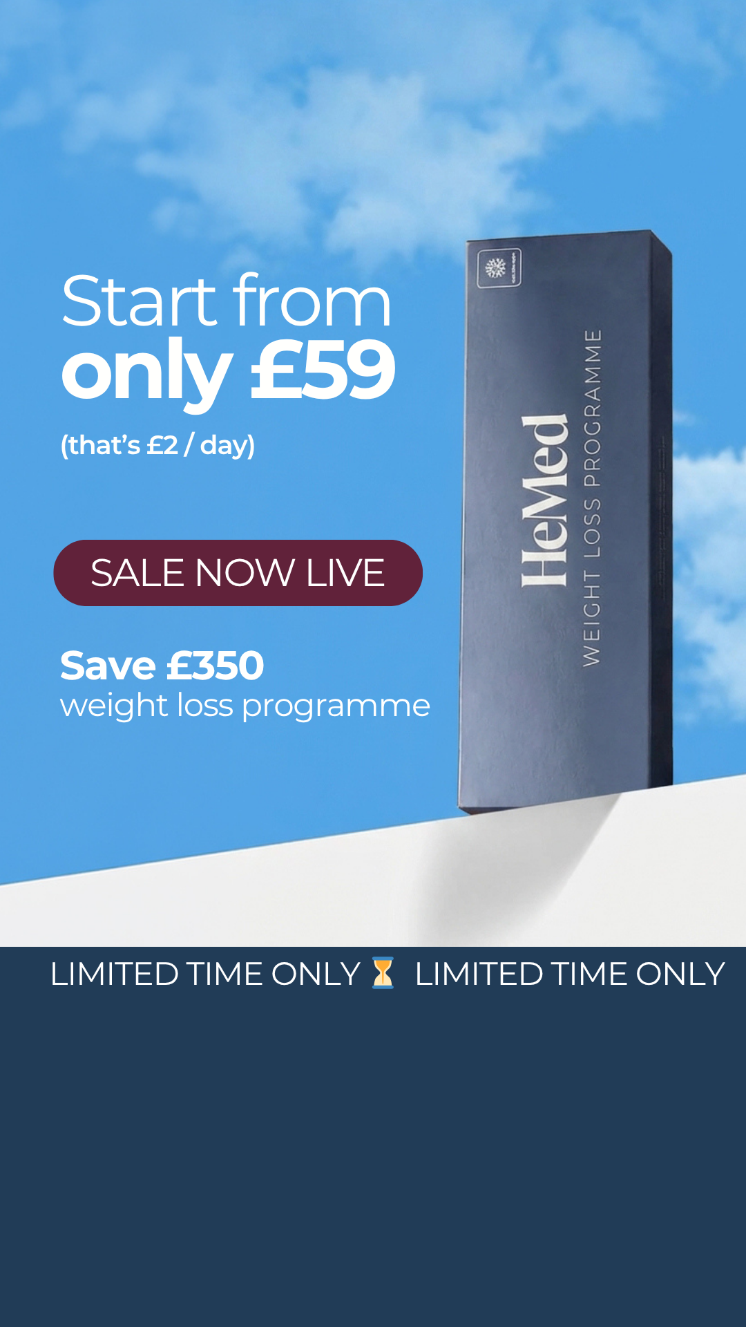 HeMed UK Facebook ad from May 18, 2026