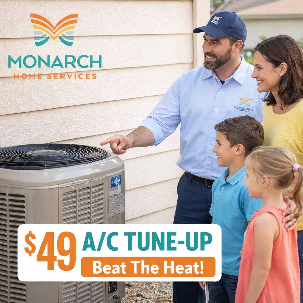 Monarch Home Services Facebook ad from Apr 20, 2026