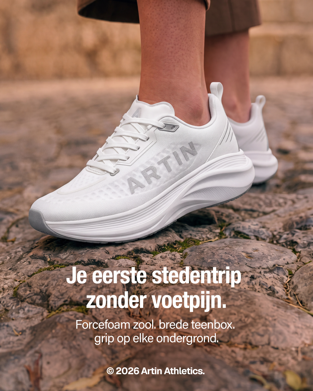 Wandelen.nl Facebook ad: Vaarwel pijnlijke voeten