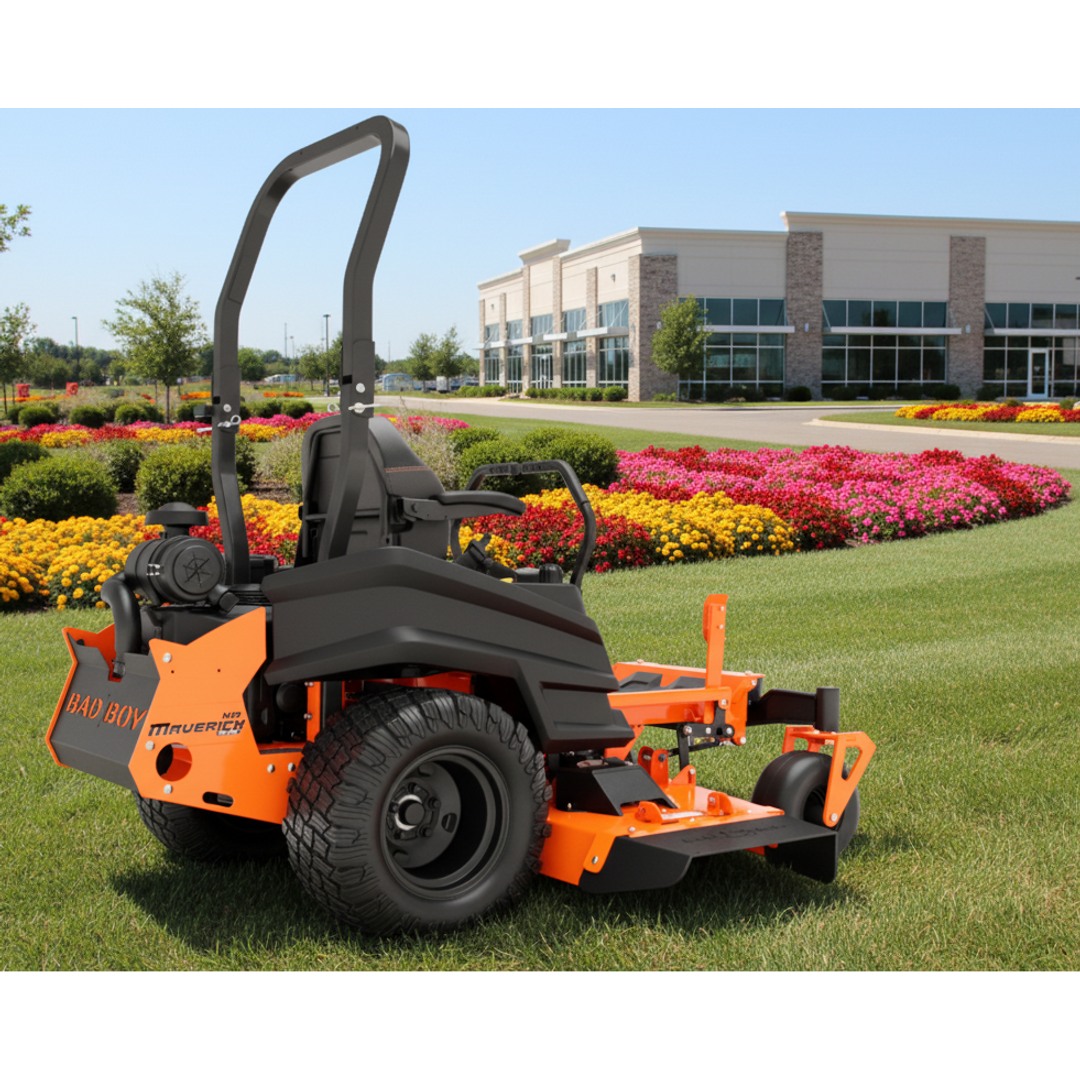 ABC Motors Facebook ad: Huge Savings on Brand New Zero-Turns!