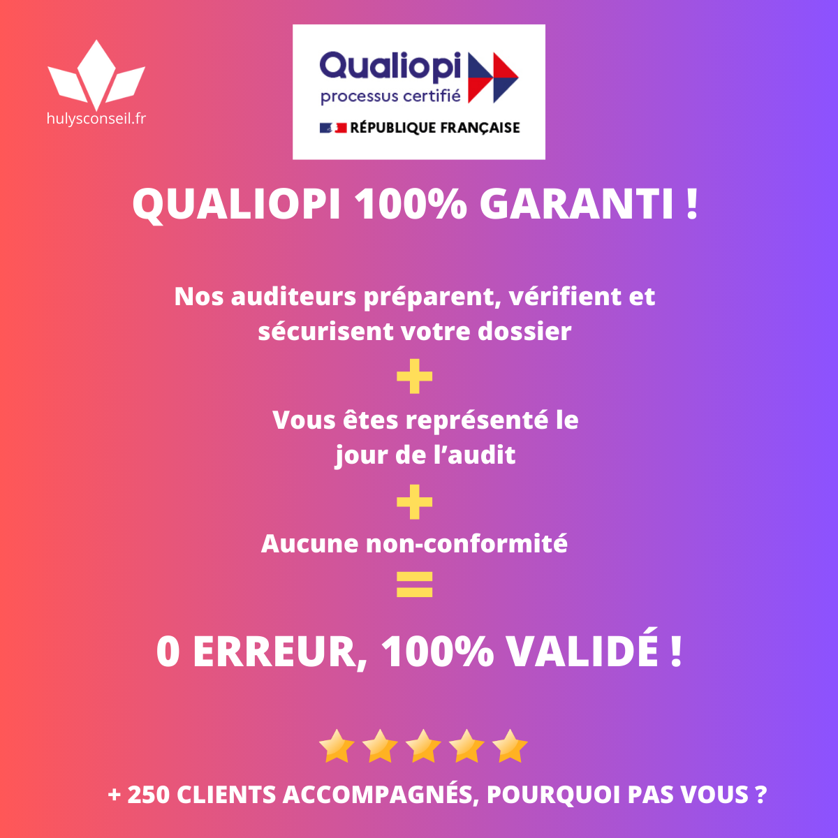 Hulys Conseil Facebook ad