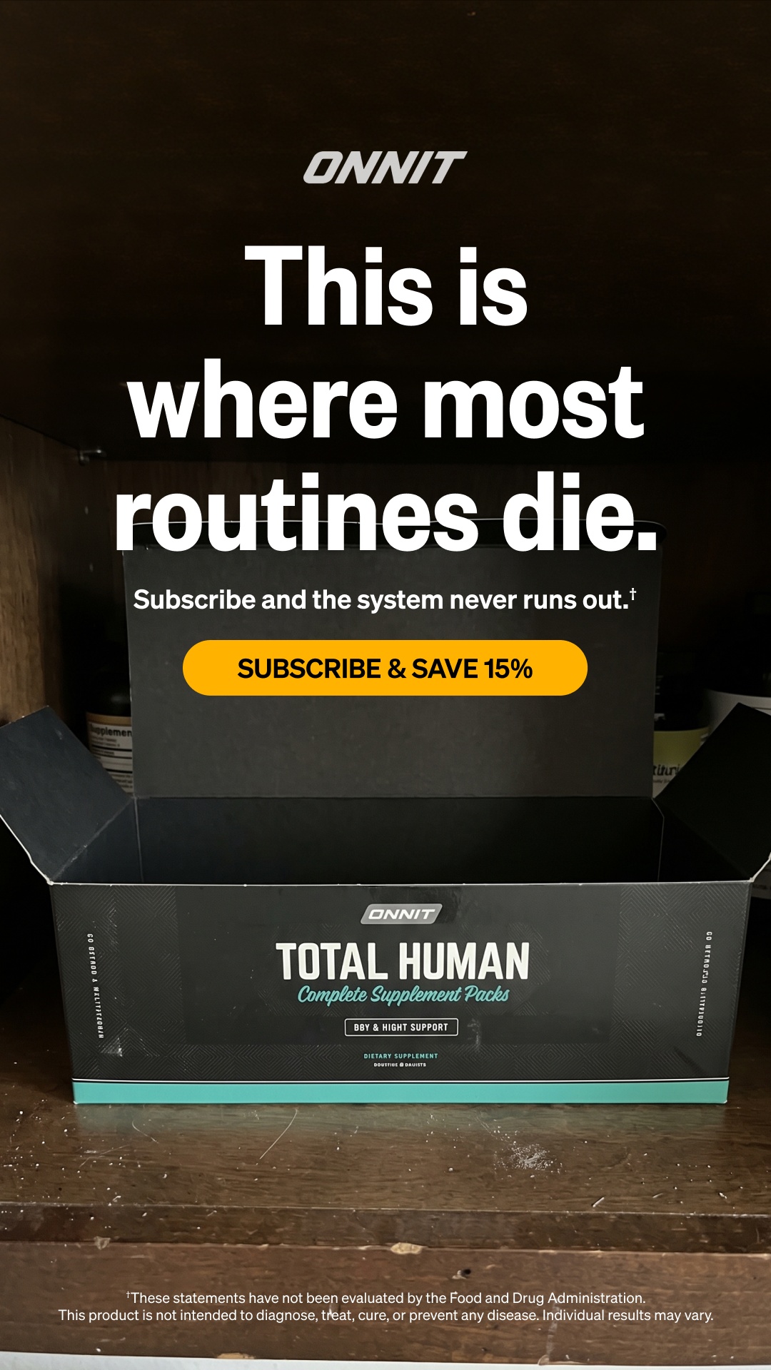 Onnit Facebook ad