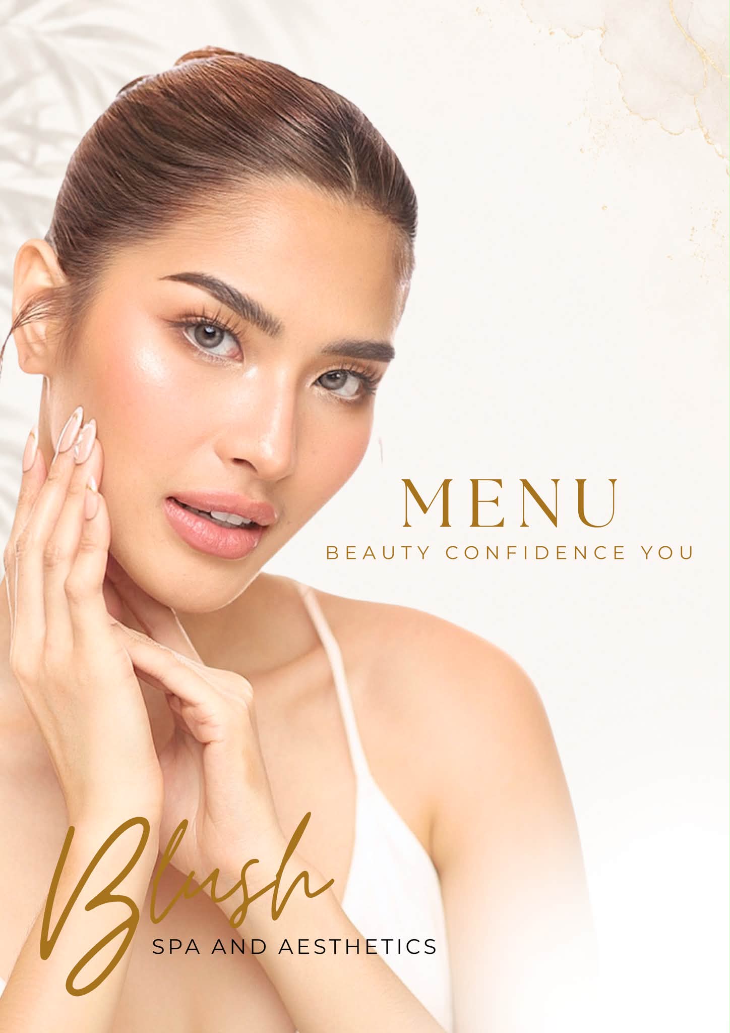 Blush Spa & Aesthetics Robinsons Facebook ad: Blush New Menu & Promo Packages.