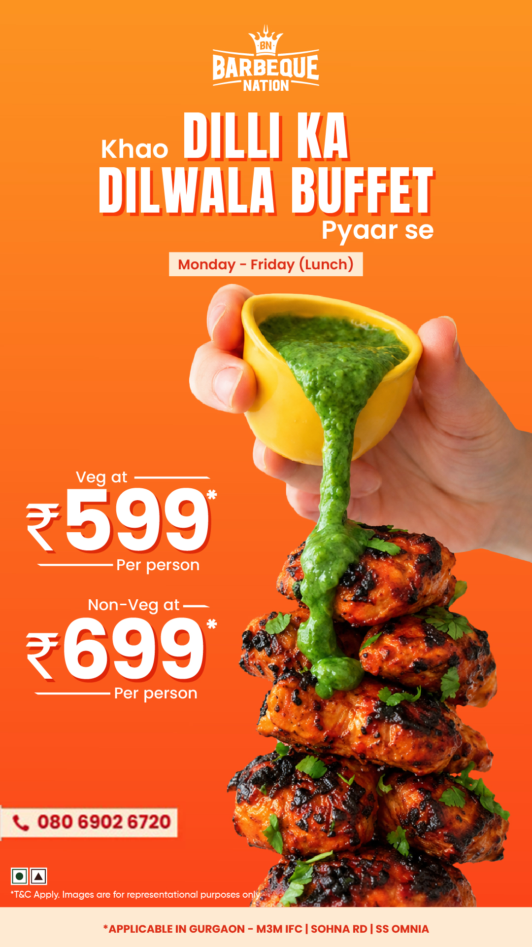 Barbeque Nation Facebook ad