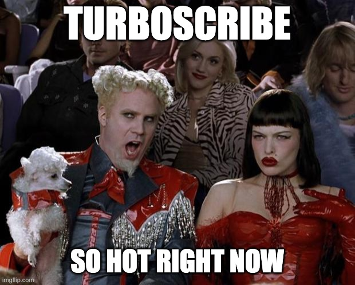 TurboScribe Facebook ad