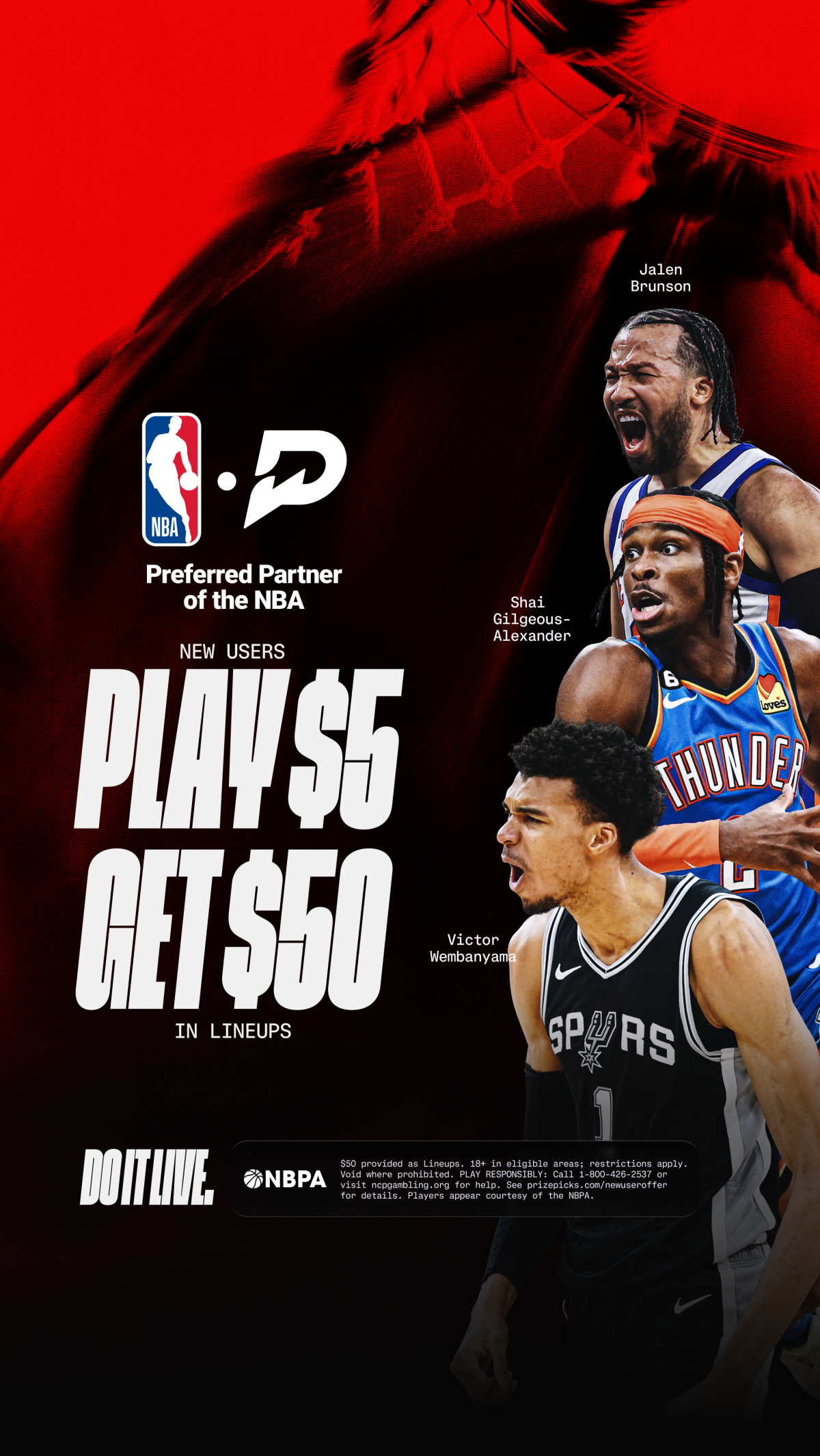 PrizePicks Facebook ad