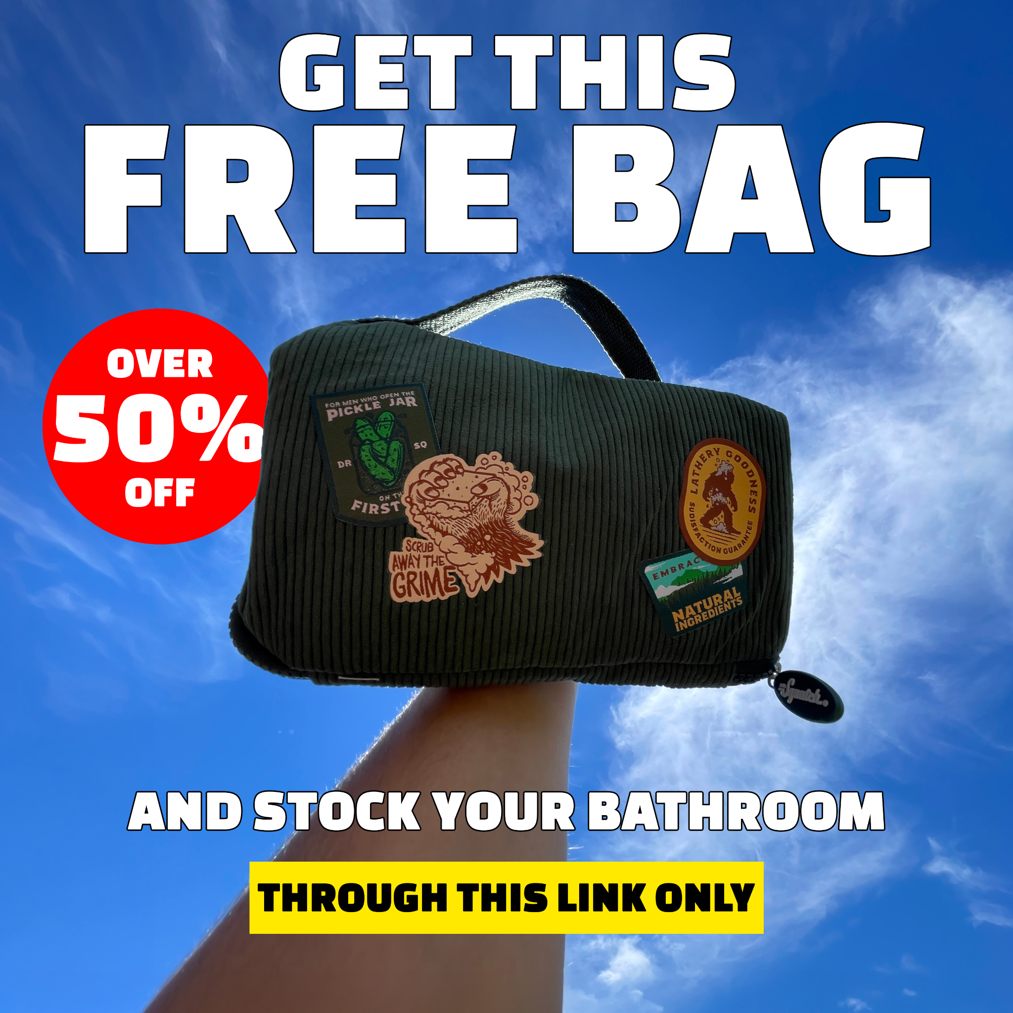 Dr. Squatch Facebook ad