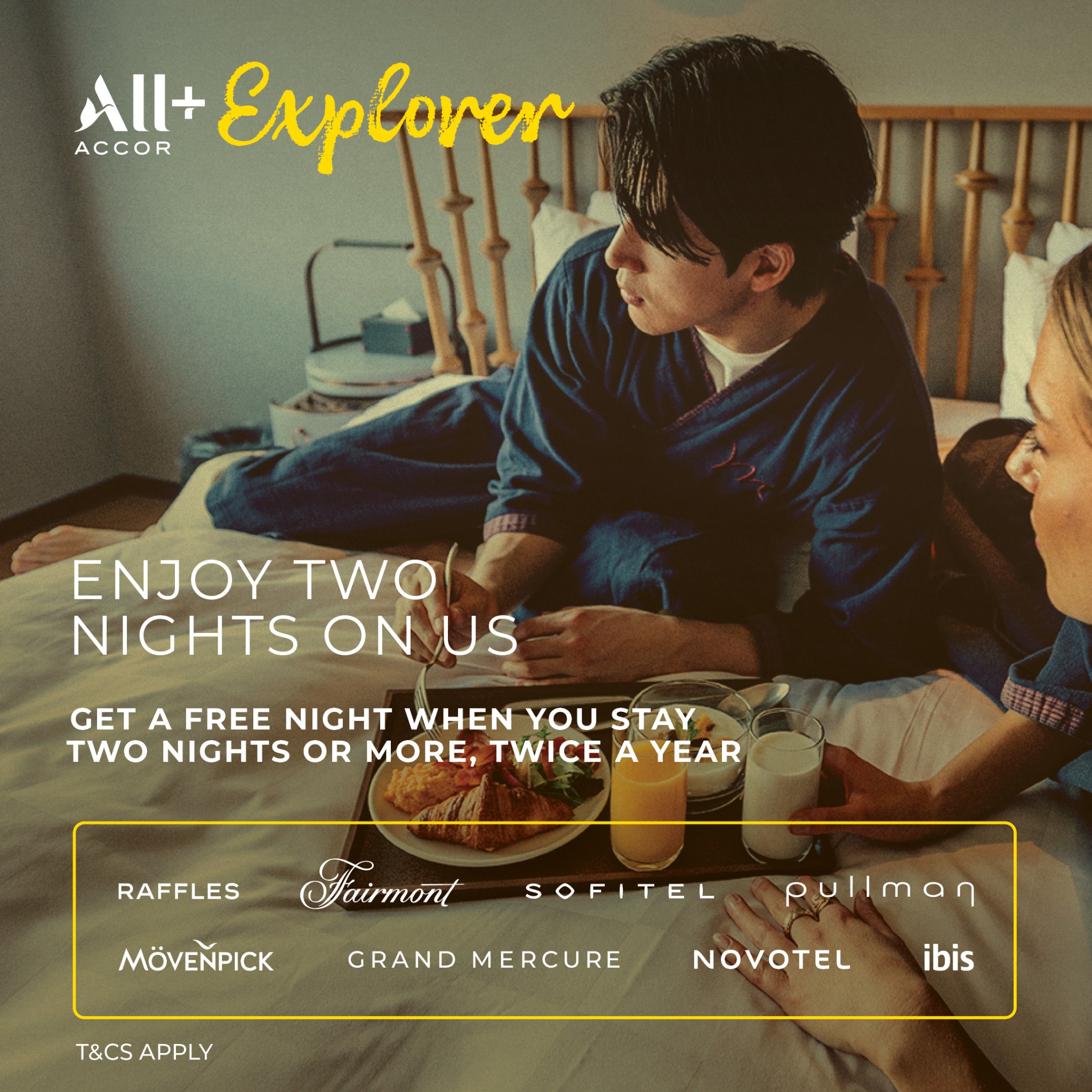 Accor Plus Facebook ad: Better stays start here.