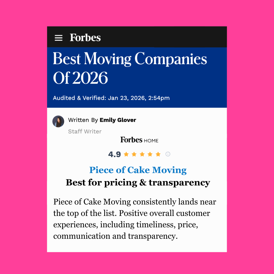 Piece of Cake Moving & Storage Facebook ad