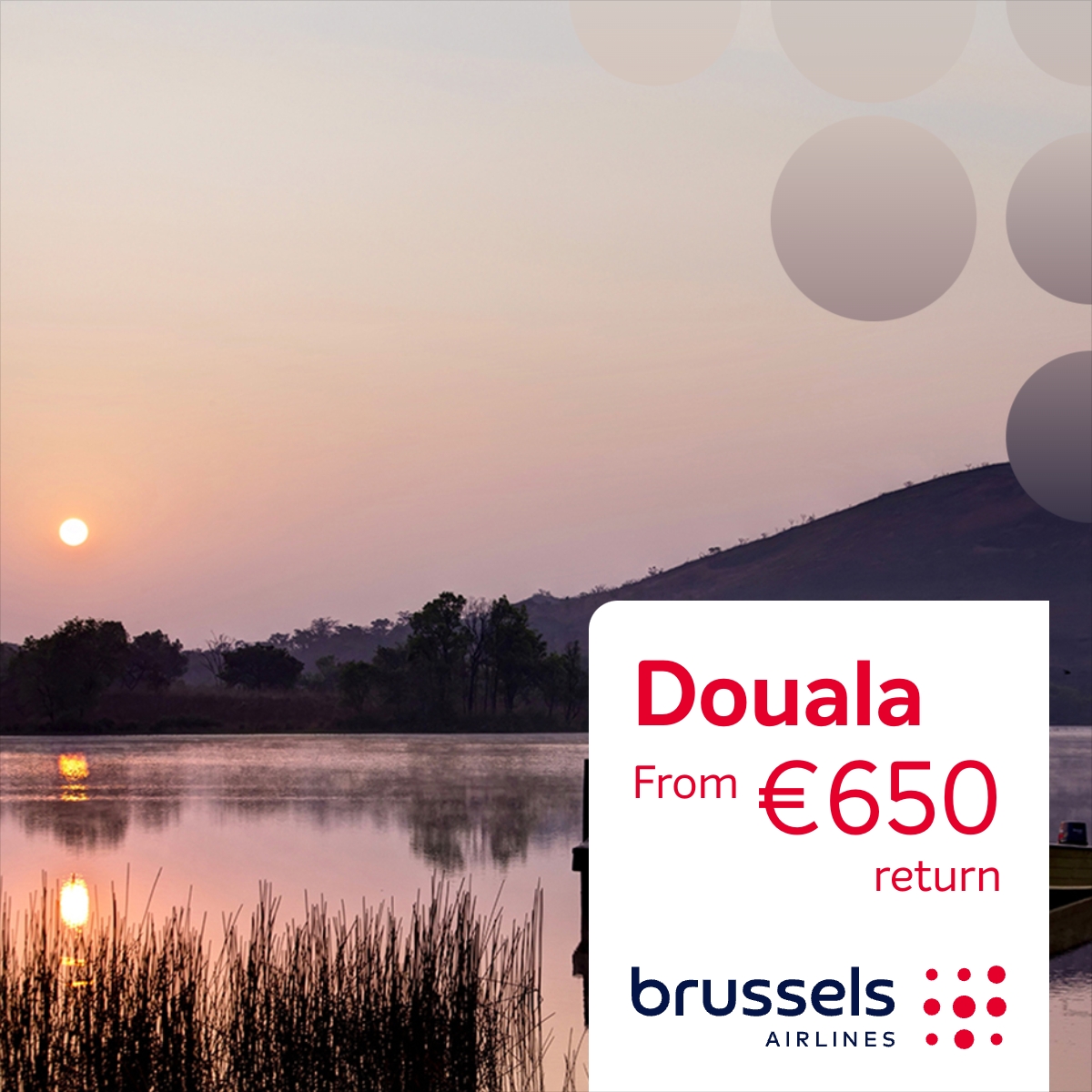 Brussels Airlines Facebook ad
