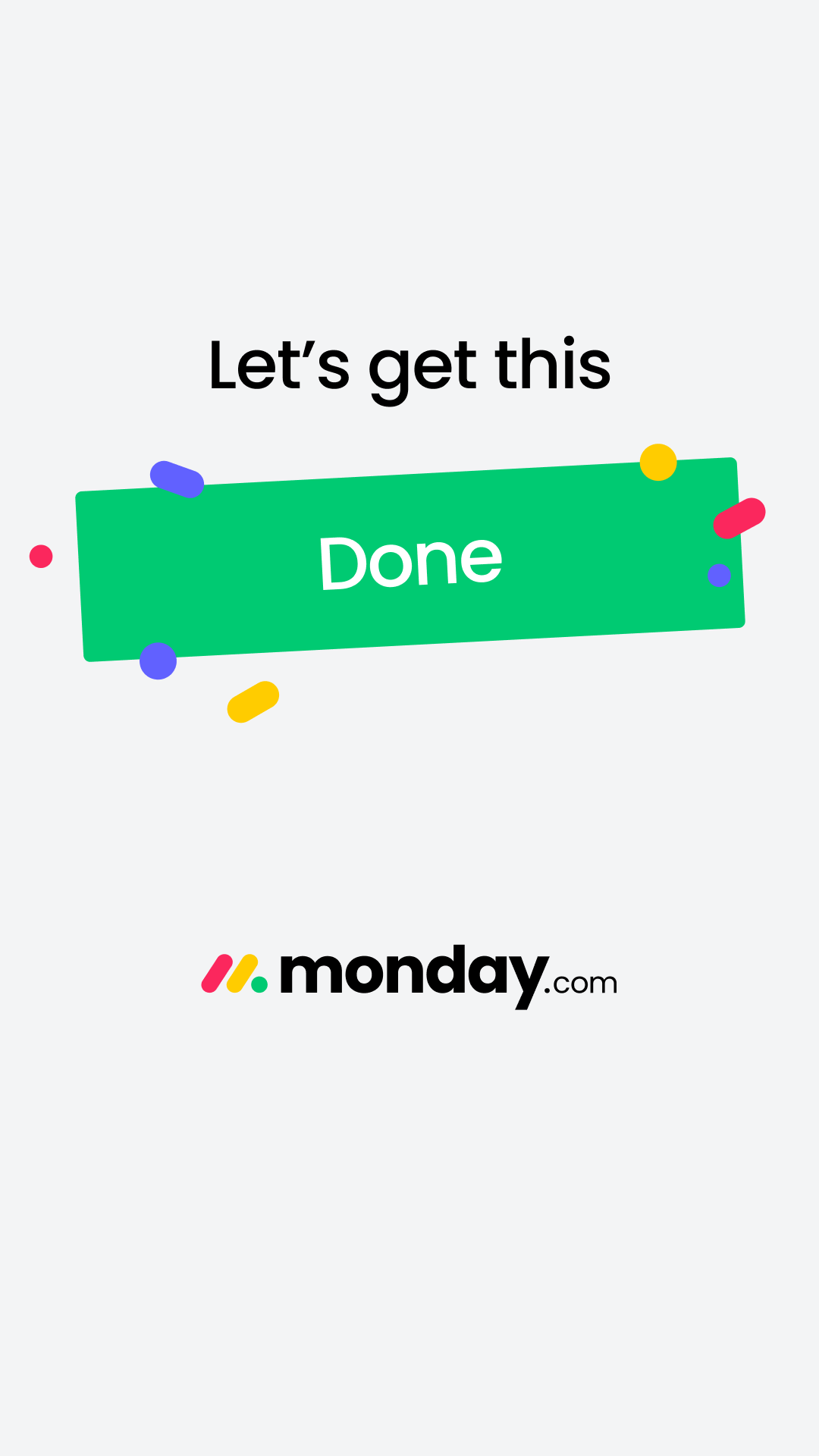 monday.com Facebook ad