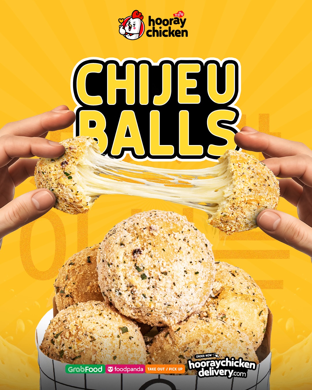 Hooray Chicken Facebook ad: Gooey, so yummy, and officially our best-selling snack!