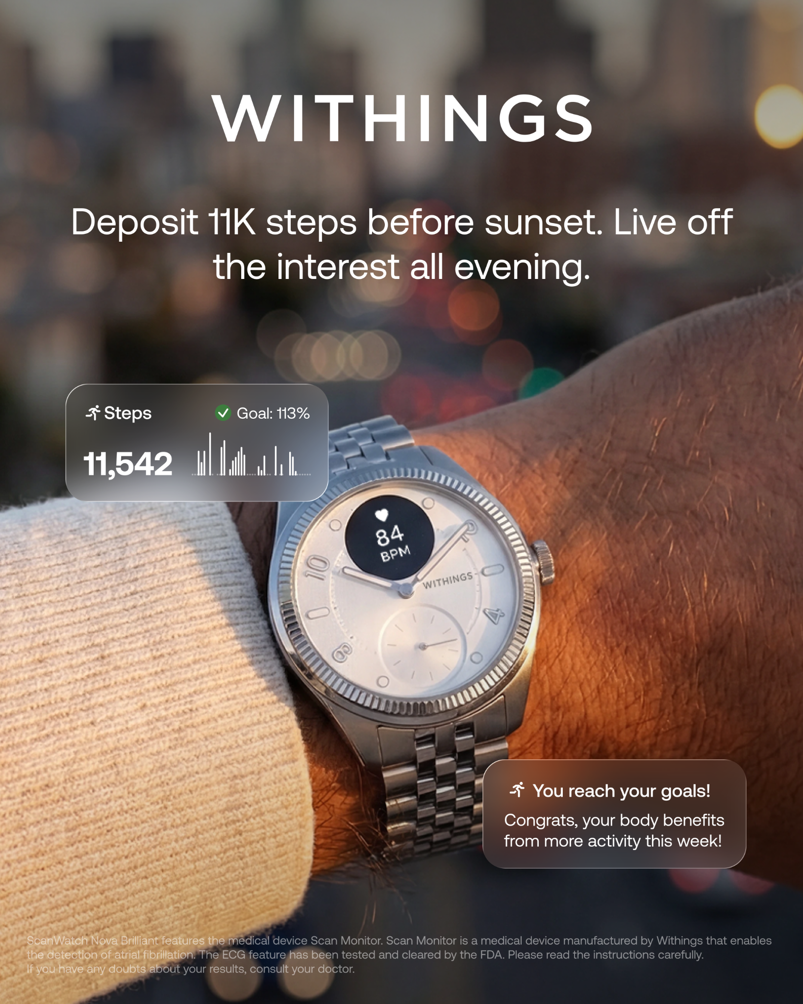 Withings Facebook ad