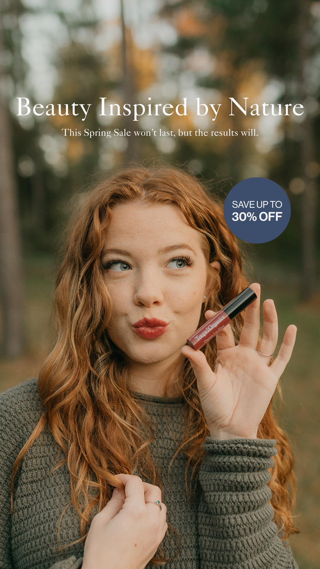 Toups and Co Organics Facebook ad