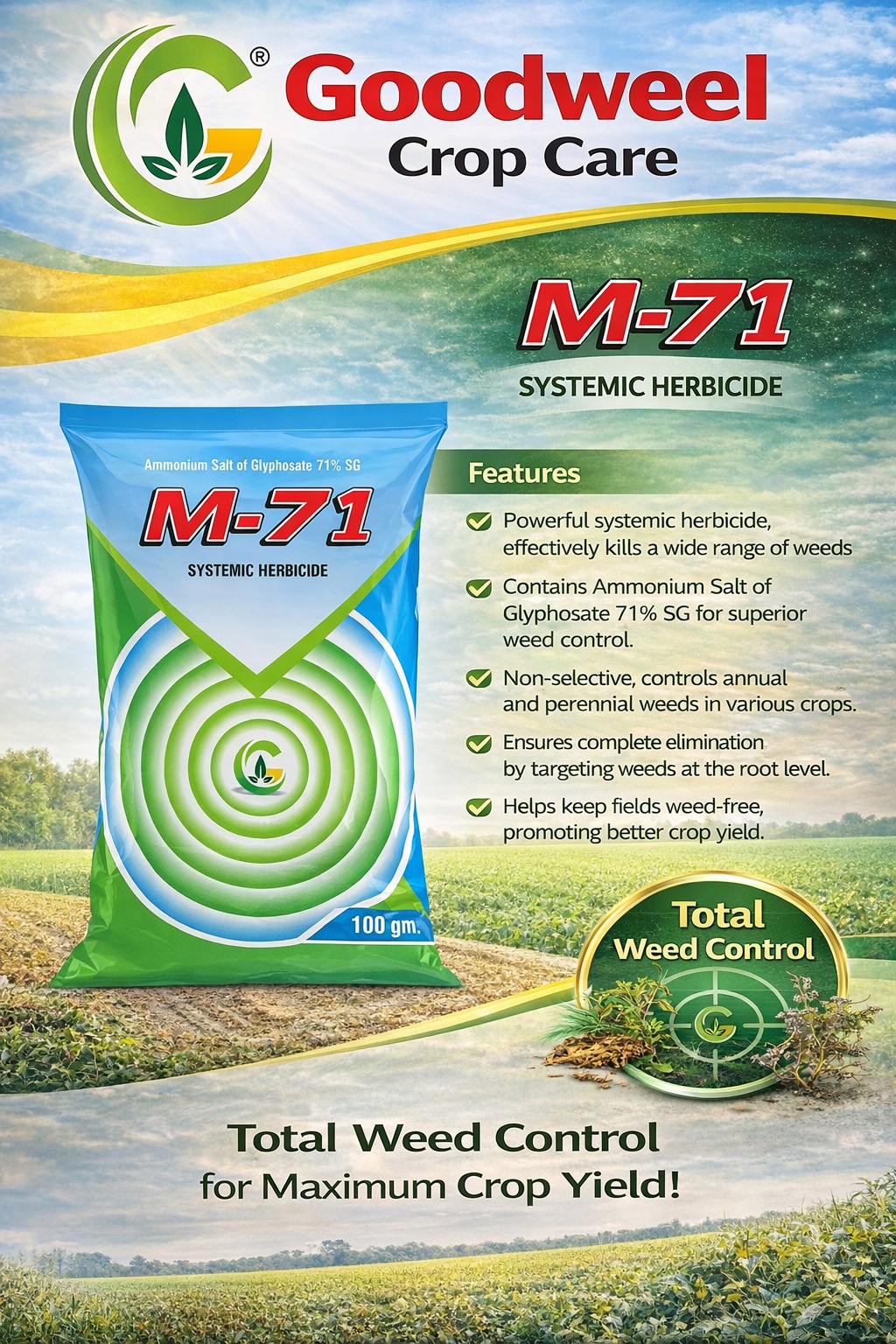 Goodweel Crop Care Page Facebook ad from Apr 8, 2026