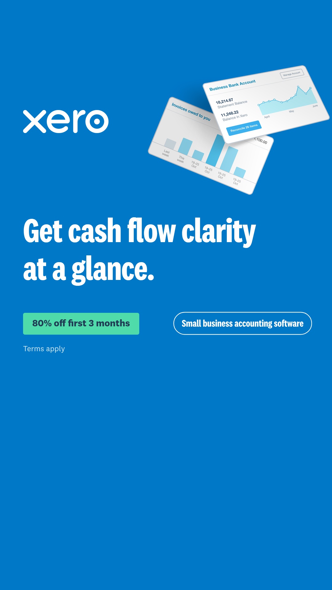 Xero Facebook ad