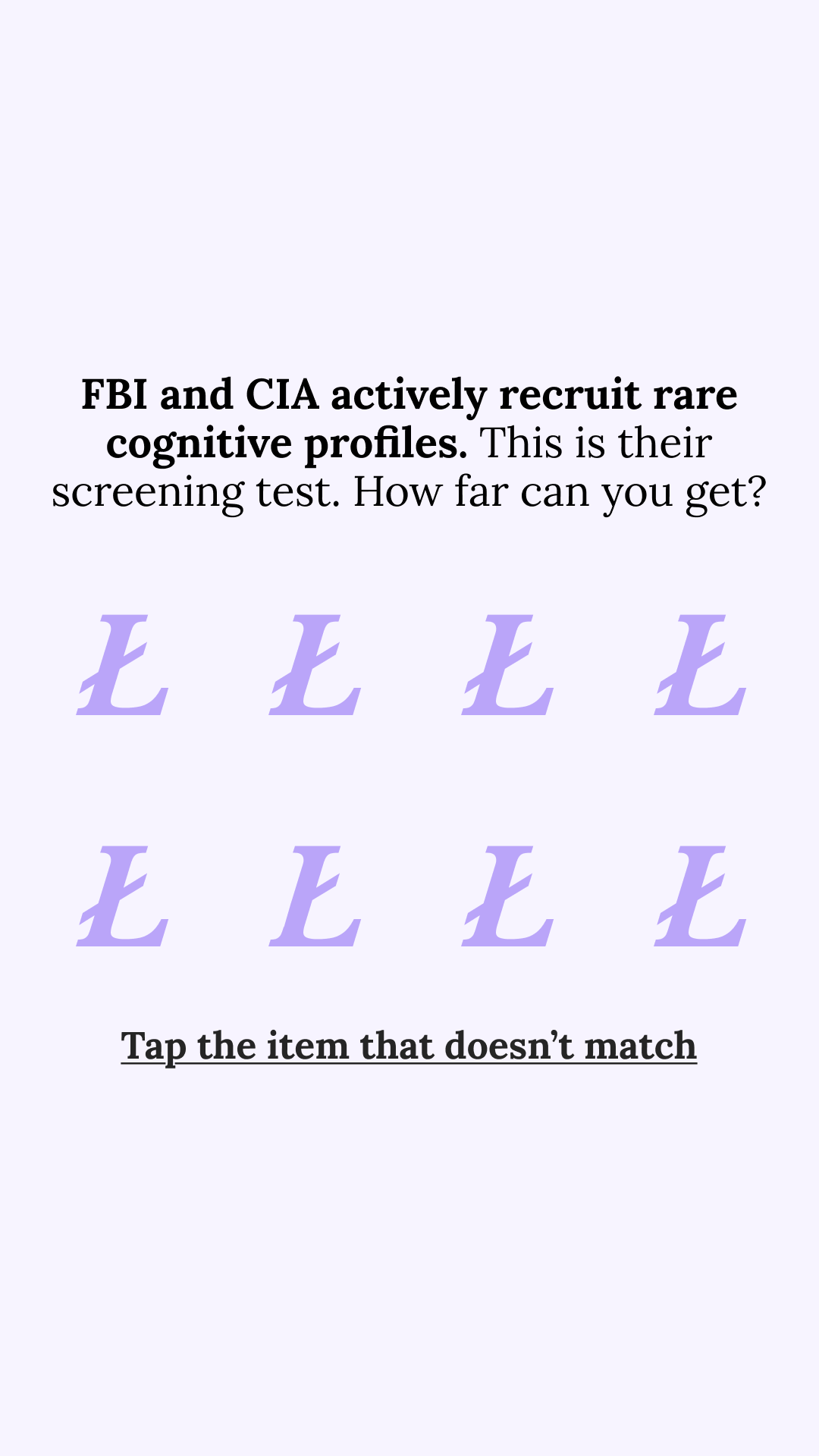 Brain Health Check Facebook ad