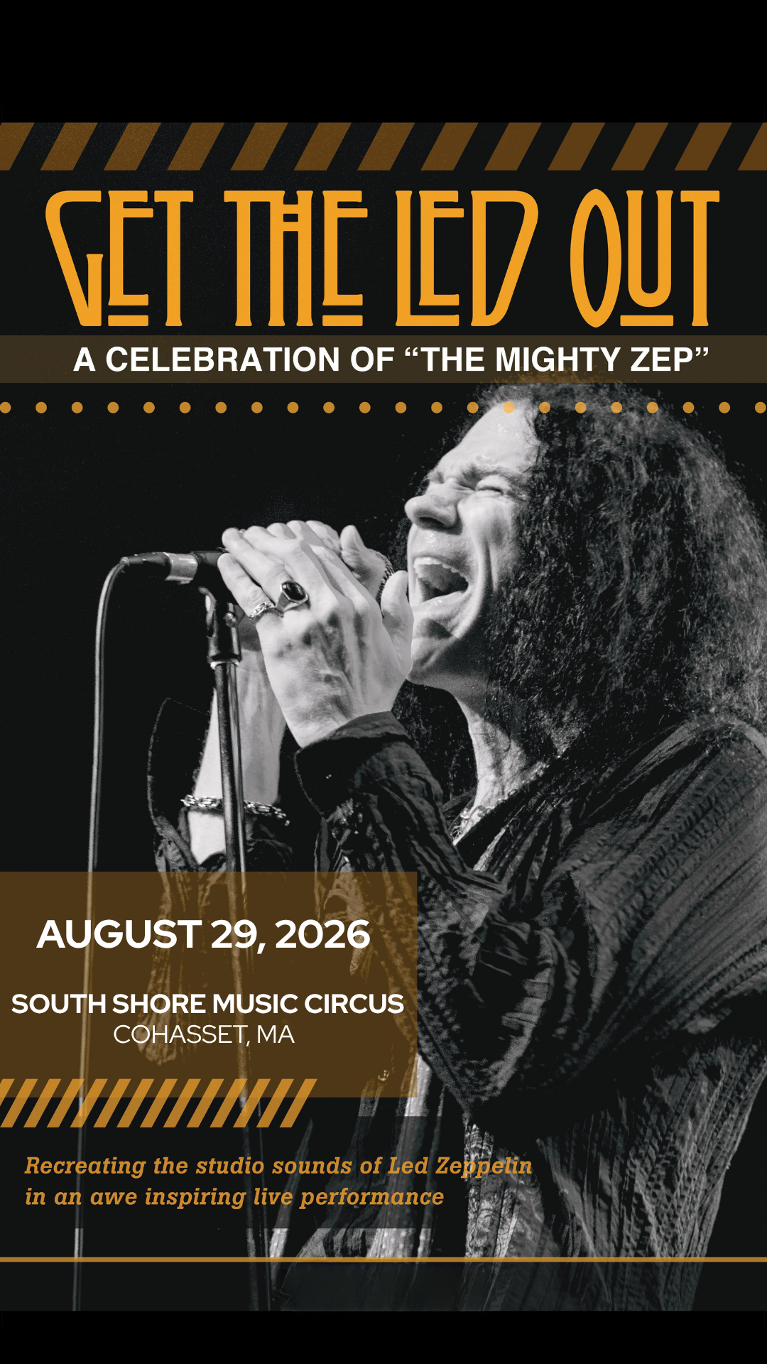 South Shore Music Circus Facebook ad from Jan 30, 2026